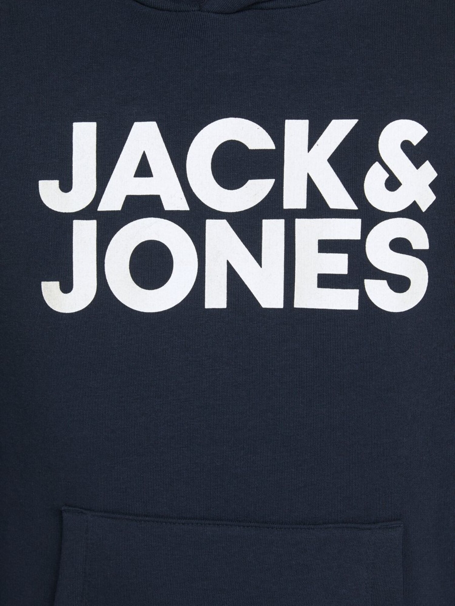 Jack & Jones Junior Bluză de molton bleumarin / alb - Pled.ro