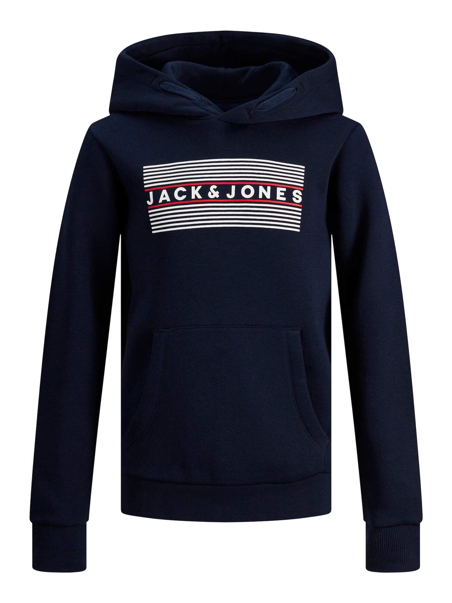 Jack & Jones Junior Pulover bleumarin / roșu / alb - Pled.ro