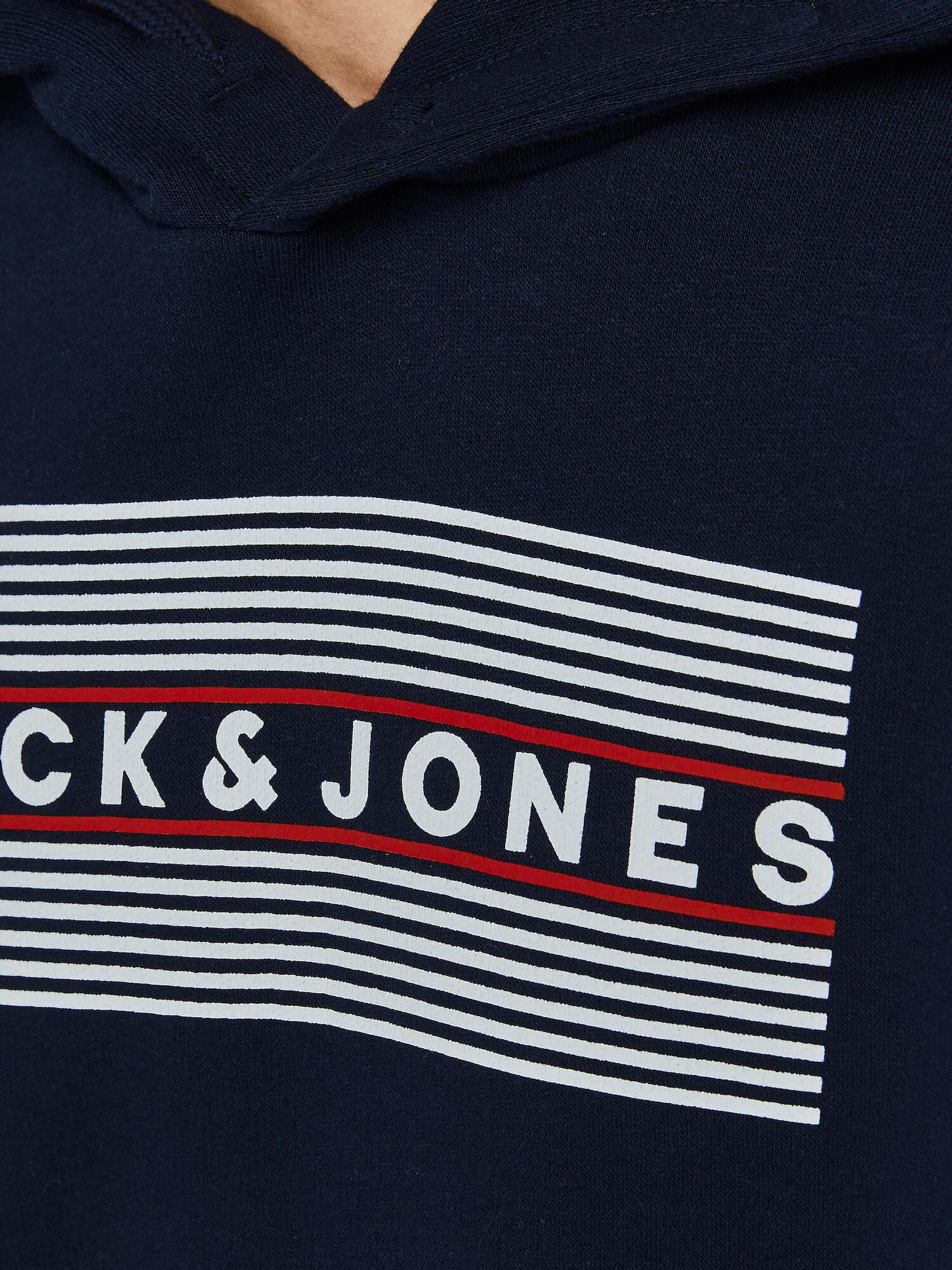 Jack & Jones Junior Pulover bleumarin / roșu / alb - Pled.ro