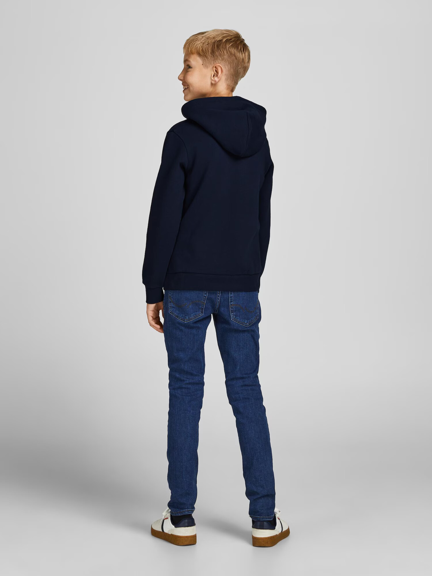 Jack & Jones Junior Pulover bleumarin / roșu / alb - Pled.ro