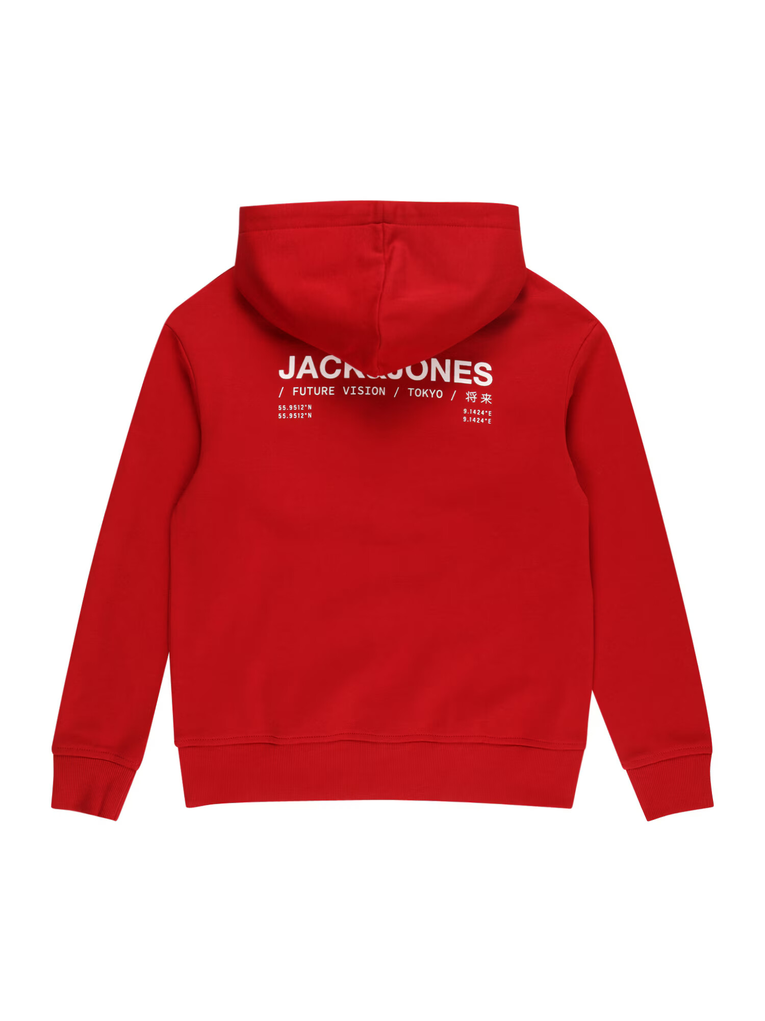 Jack & Jones Junior Bluză de molton bleumarin / roșu / alb - Pled.ro