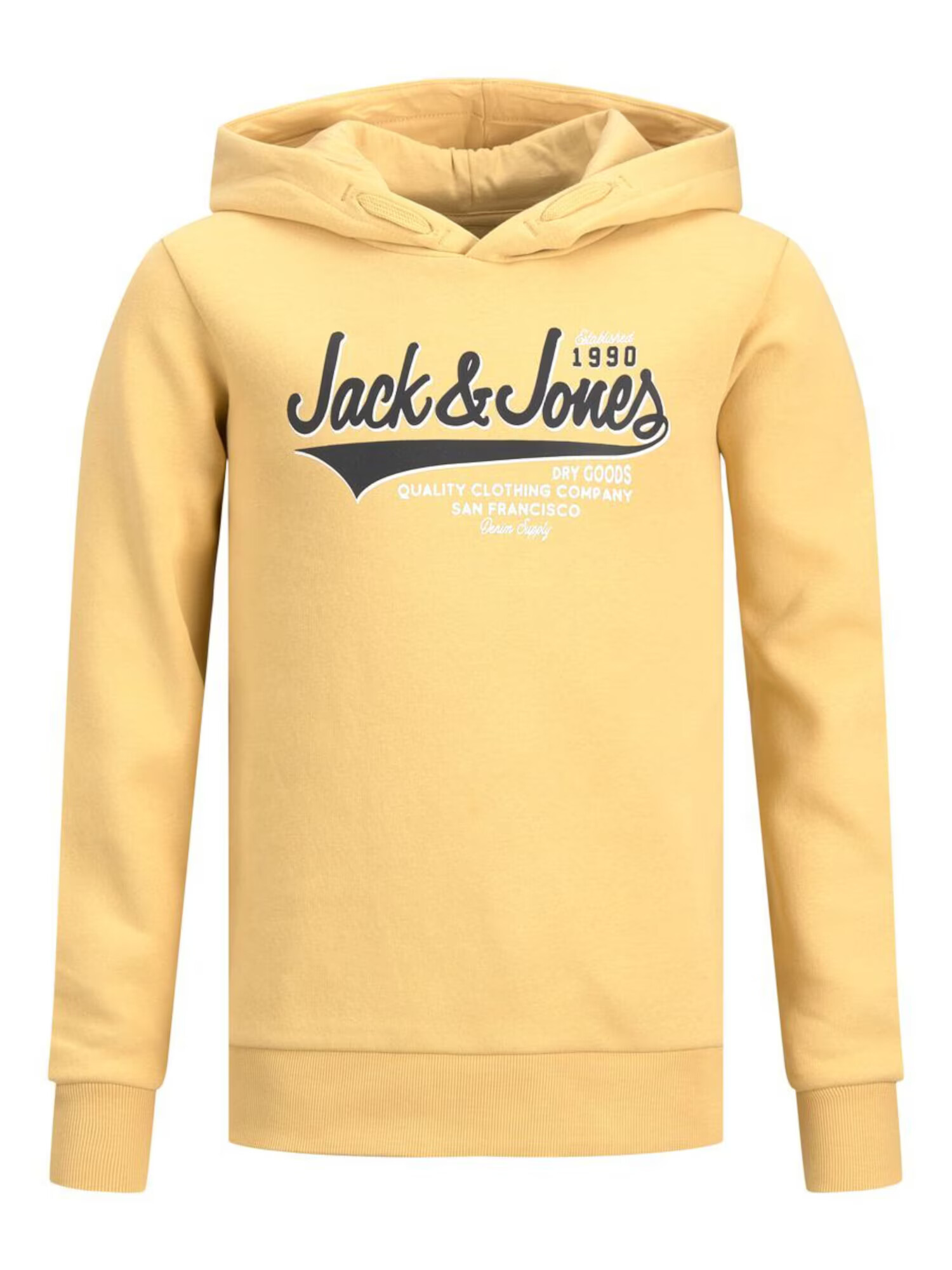 Jack & Jones Junior Bluză de molton galben / gri / alb - Pled.ro