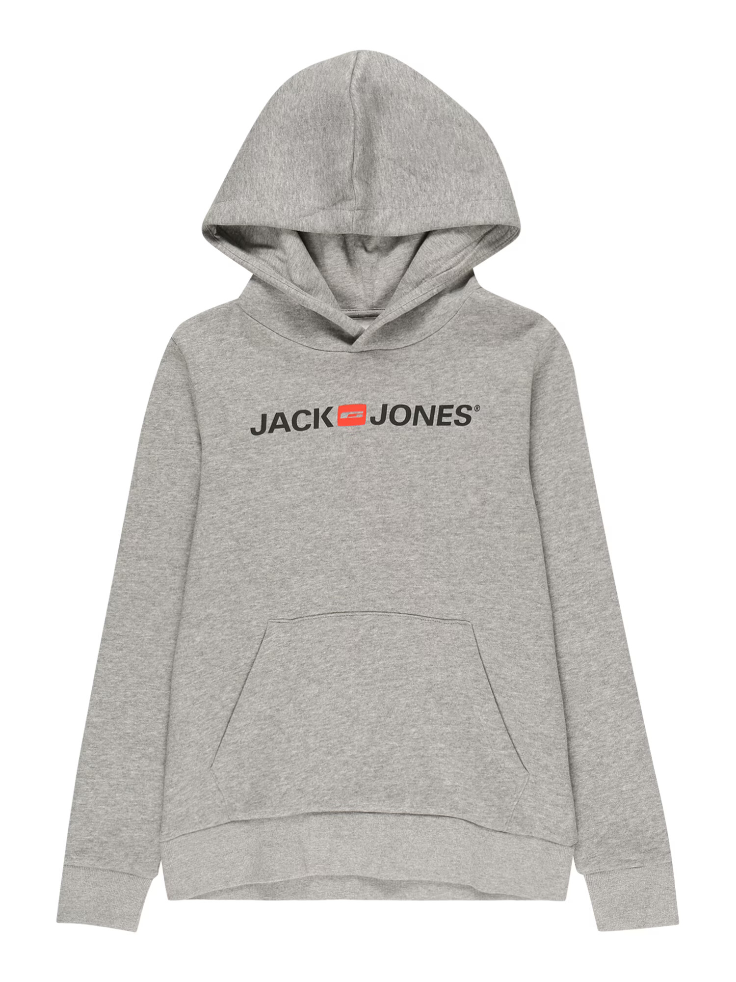 Jack & Jones Junior Bluză de molton gri amestecat / roșu / negru - Pled.ro