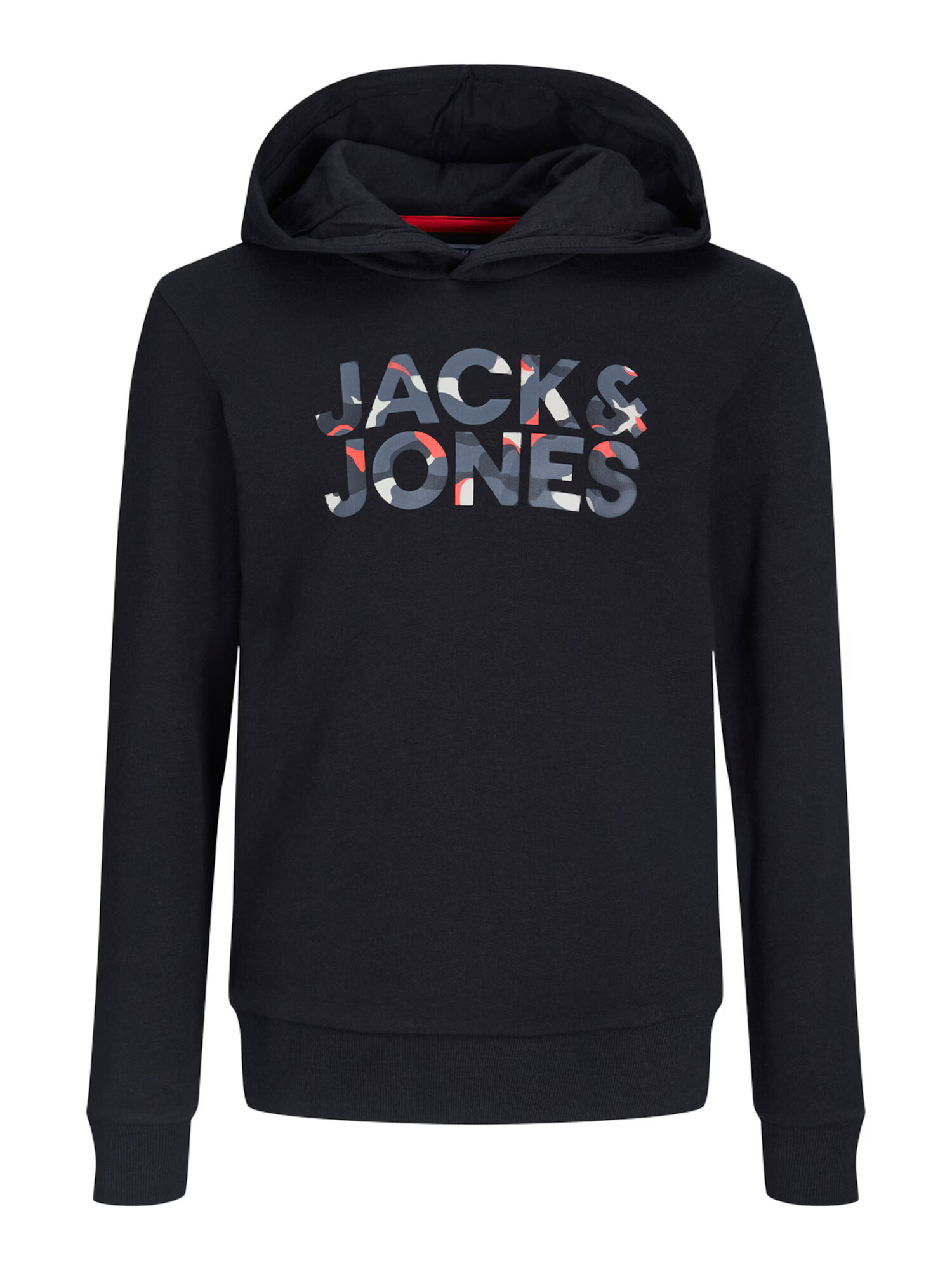 Jack & Jones Junior Bluză de molton kaki / negru - Pled.ro