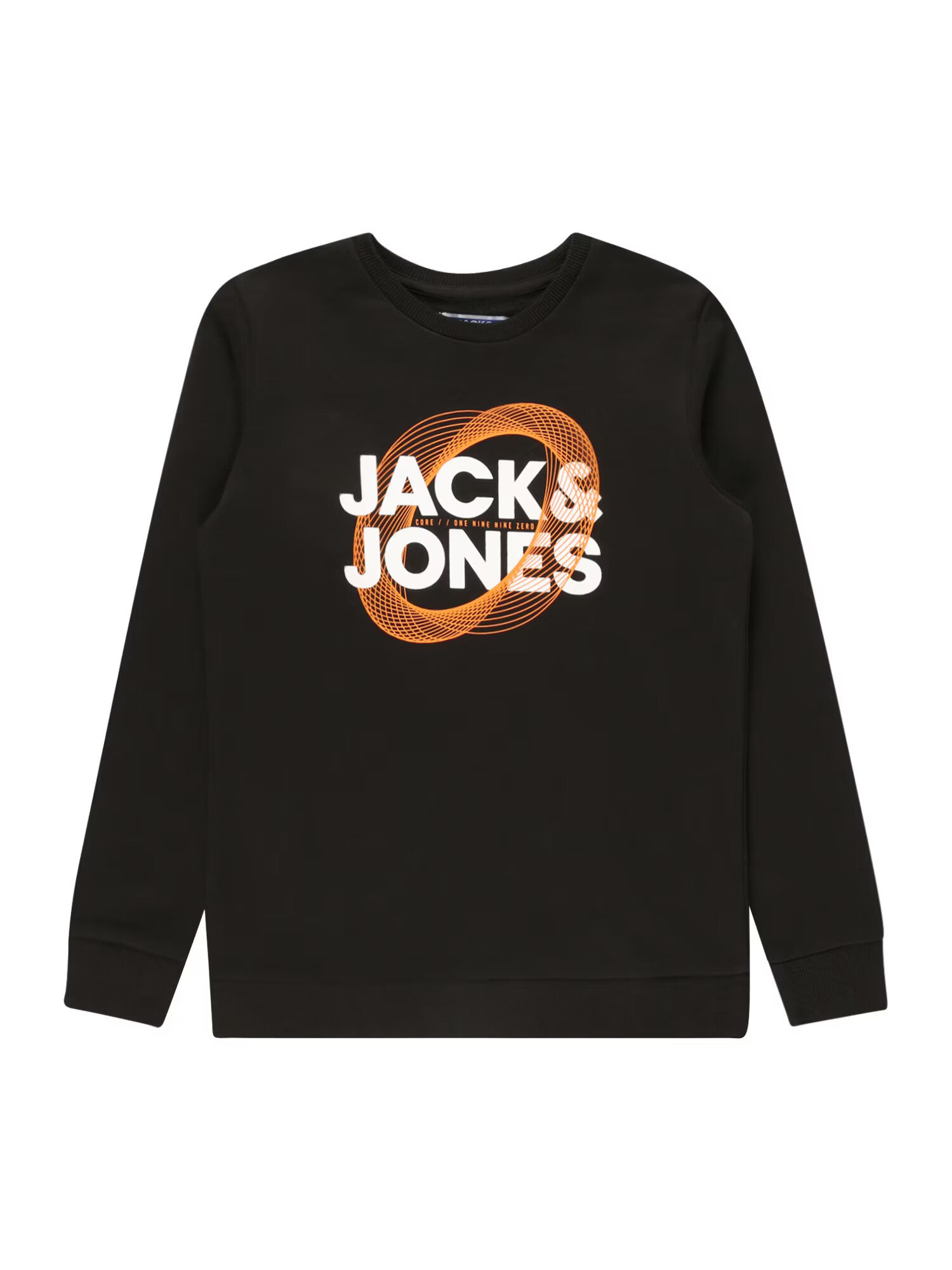 Jack & Jones Junior Bluză de molton 'LUCA' portocaliu închis / negru / alb - Pled.ro