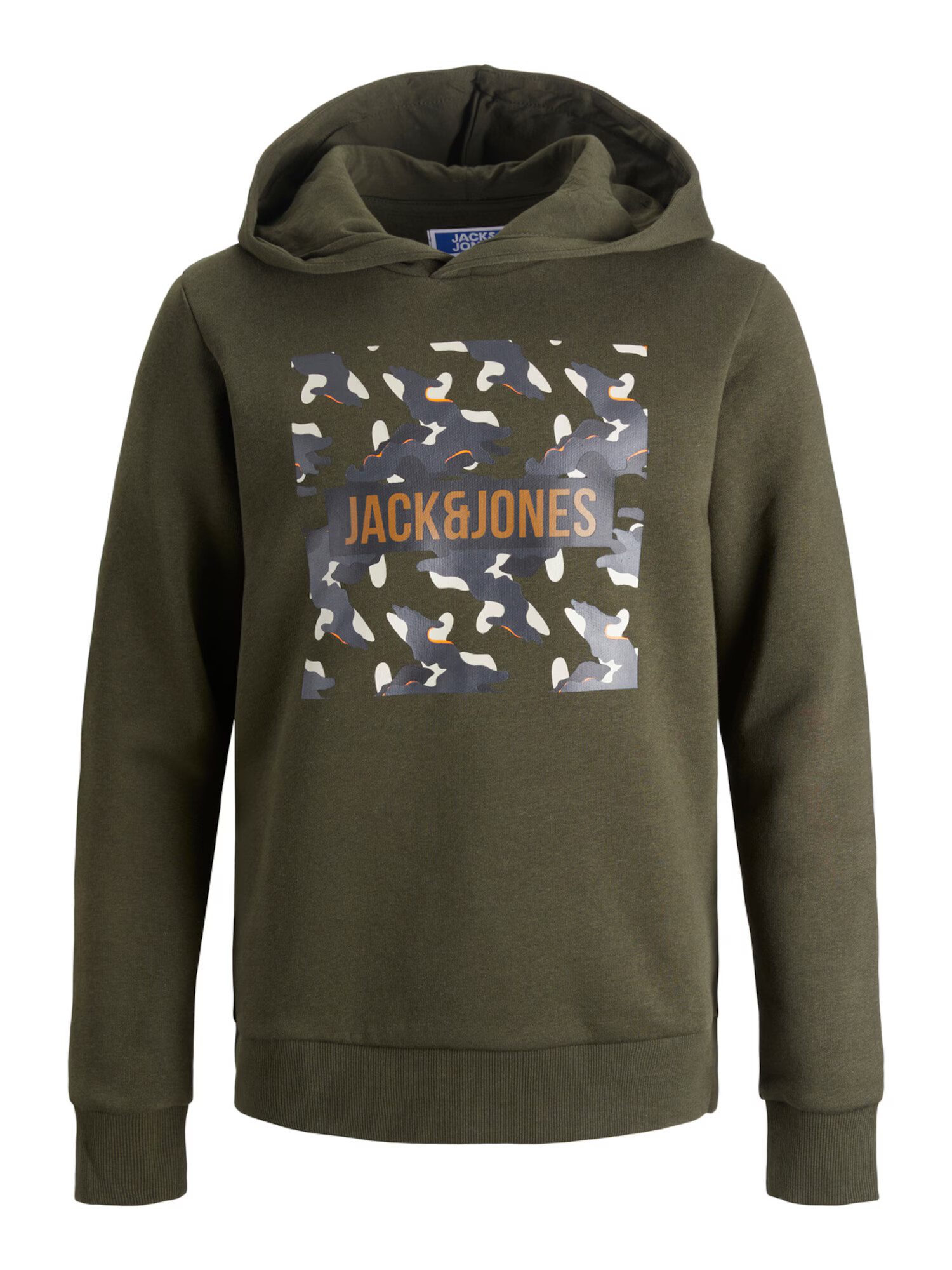 Jack & Jones Junior Bluză de molton maro / kaki / negru / alb - Pled.ro