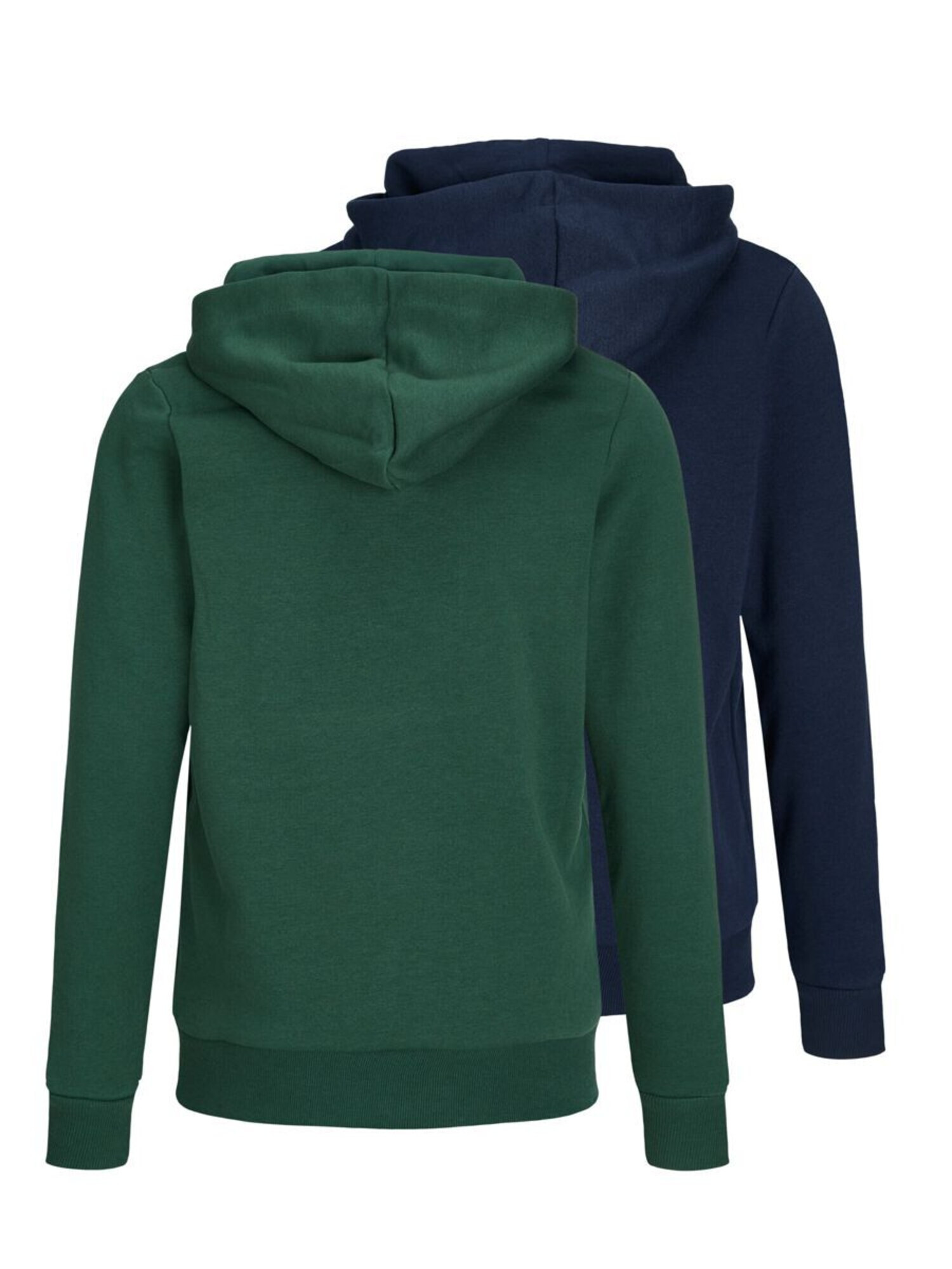 Jack & Jones Junior Bluză de molton 'Nate' albastru / bleumarin / verde închis / alb - Pled.ro