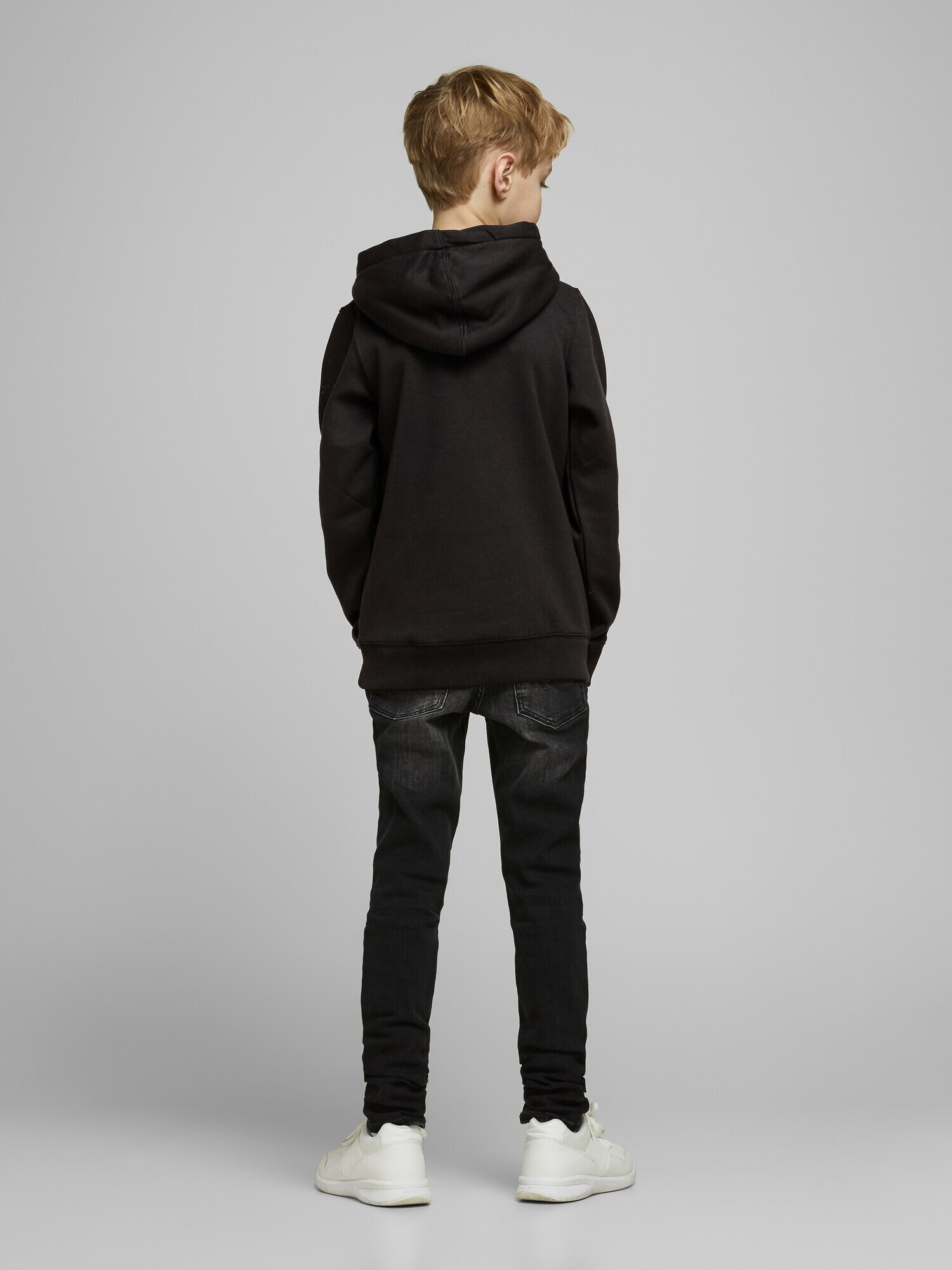 Jack & Jones Junior Bluză de molton negru - Pled.ro