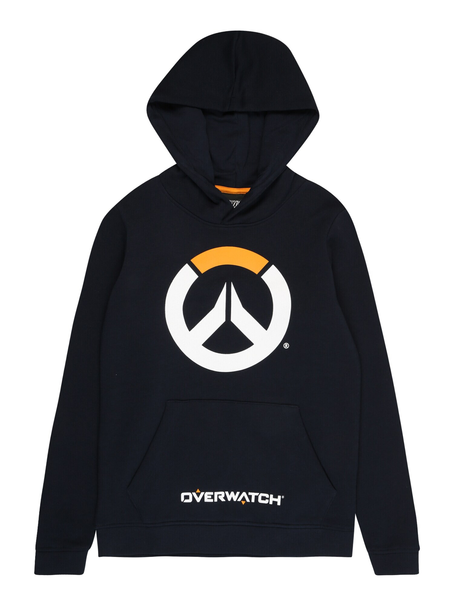 Jack & Jones Junior Bluză de molton 'OVERWATCH' albastru noapte / portocaliu / alb - Pled.ro