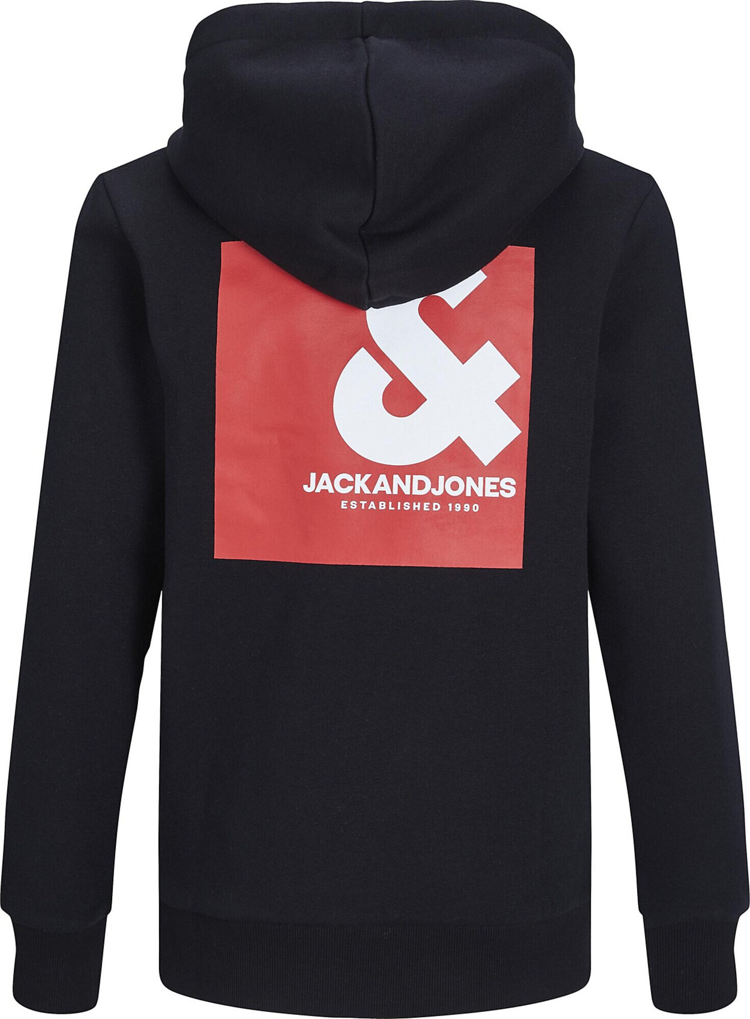 Jack & Jones Junior Bluză de molton roșu pepene / negru / alb - Pled.ro