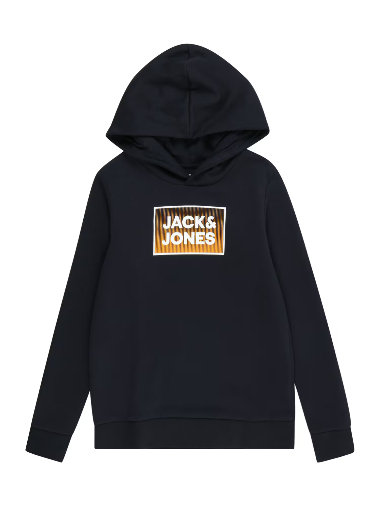 Jack & Jones Junior Bluză de molton 'Steel' albastru marin / portocaliu / alb - Pled.ro