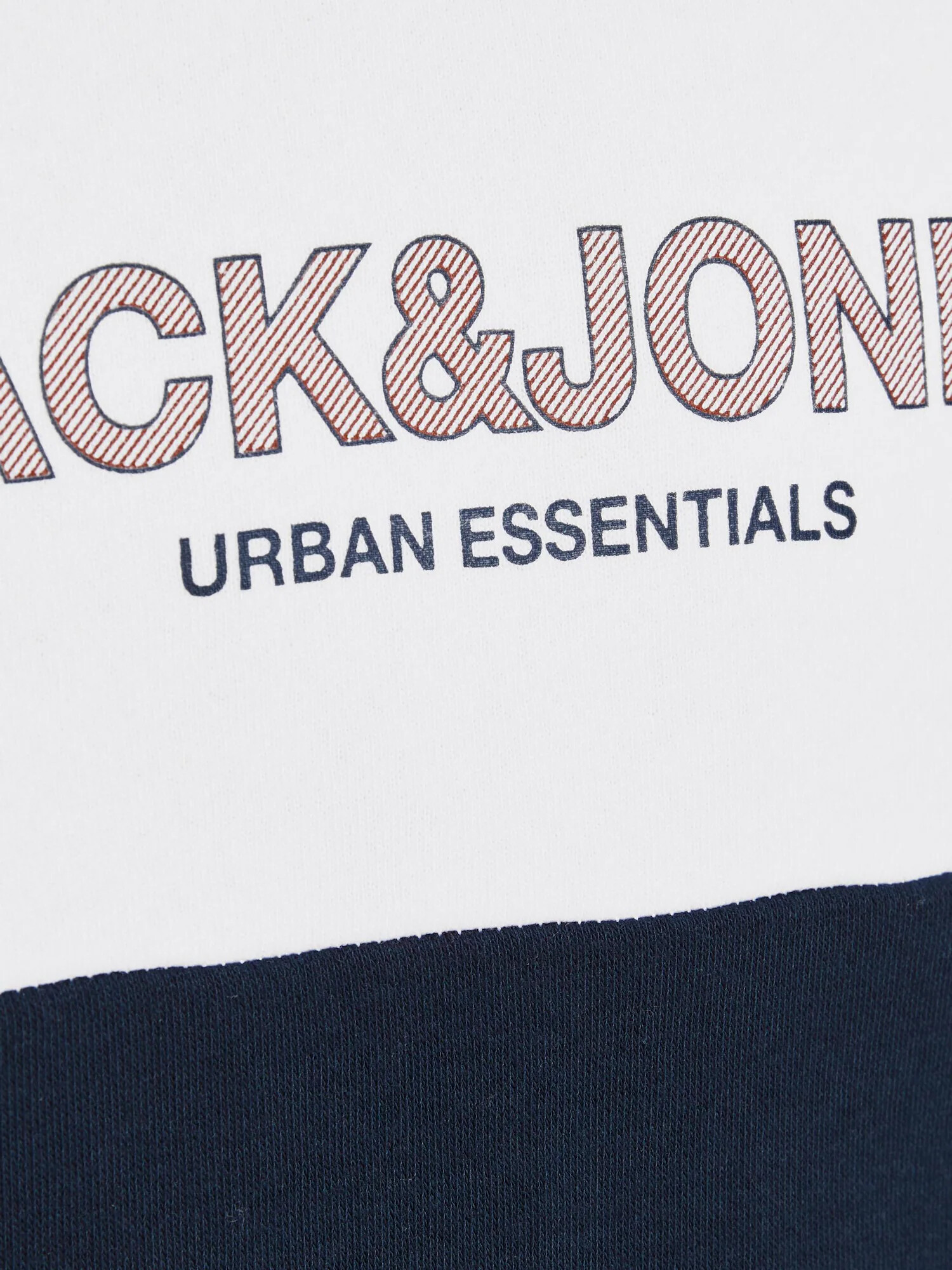 Jack & Jones Junior Bluză de molton 'Urban' roz pal / negru / alb - Pled.ro