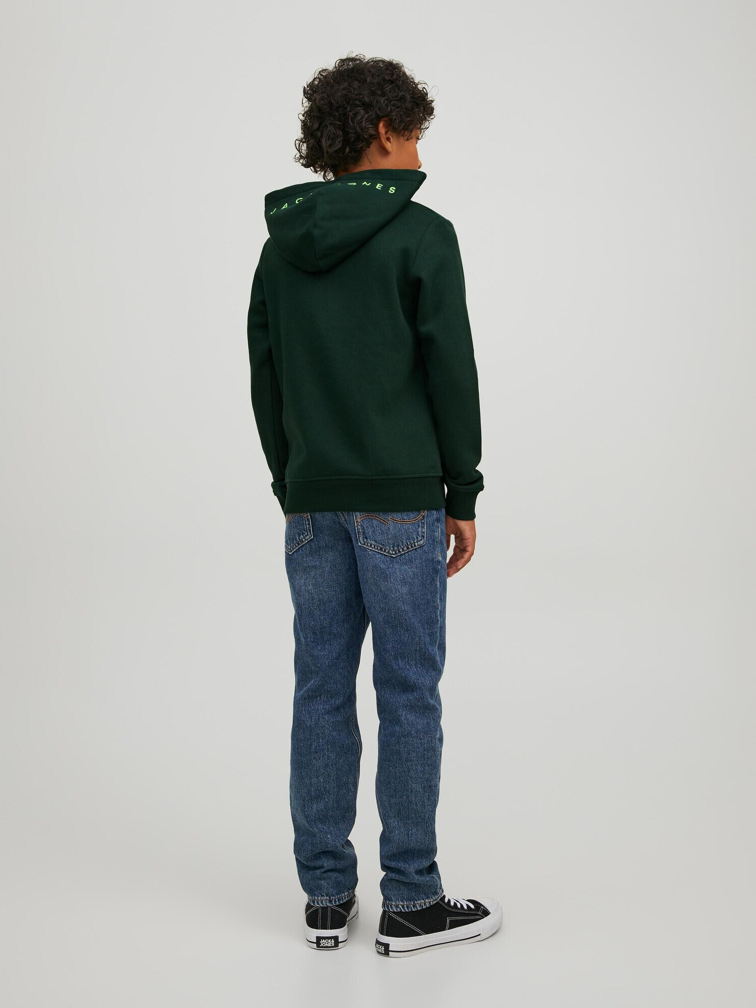 Jack & Jones Junior Bluză de molton 'Star' verde pin - Pled.ro