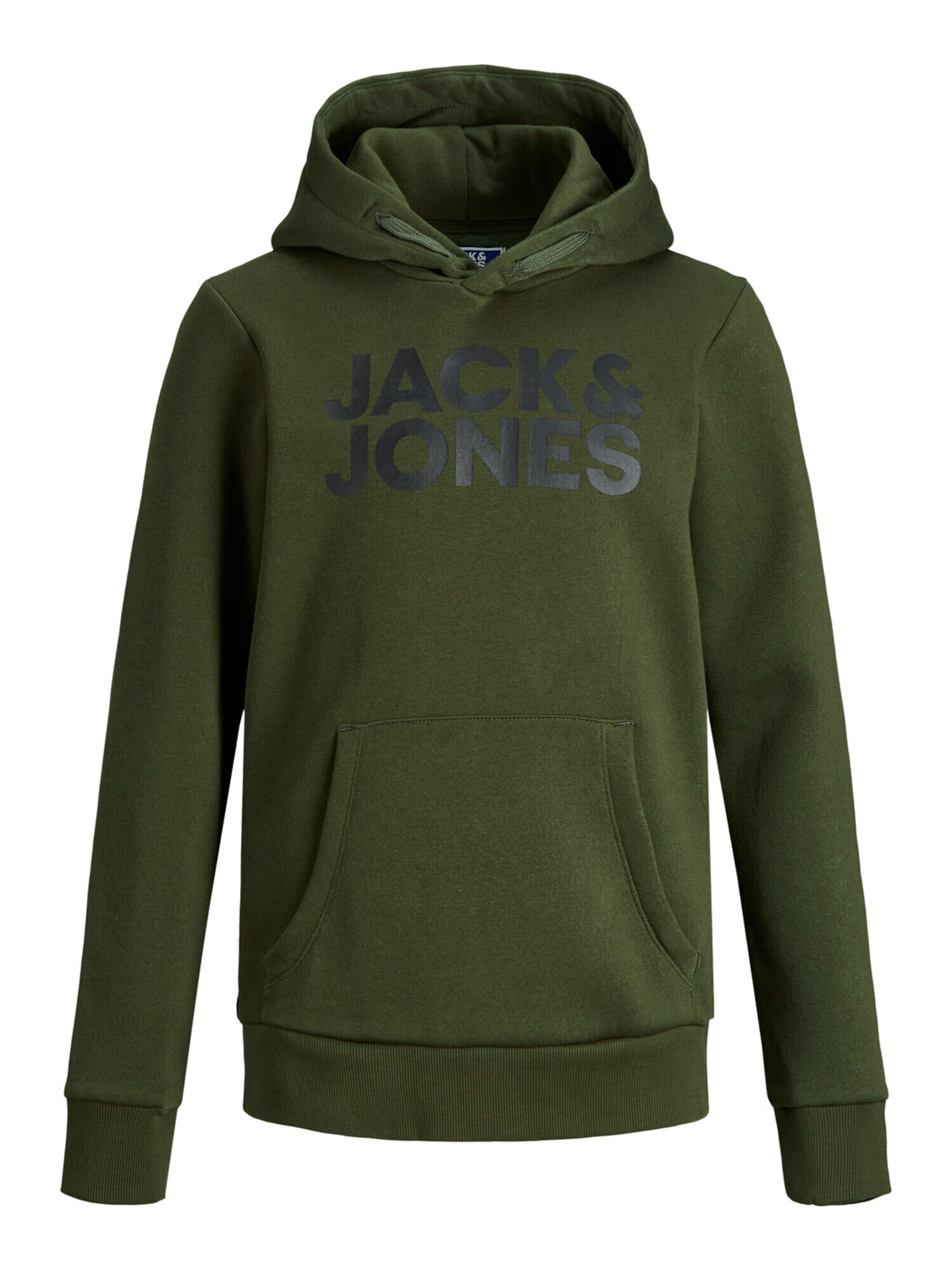 Jack & Jones Junior Bluză de molton verde închis / negru - Pled.ro