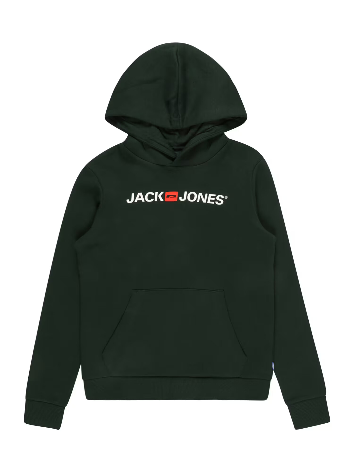 Jack & Jones Junior Bluză de molton verde pin / roșu / alb - Pled.ro