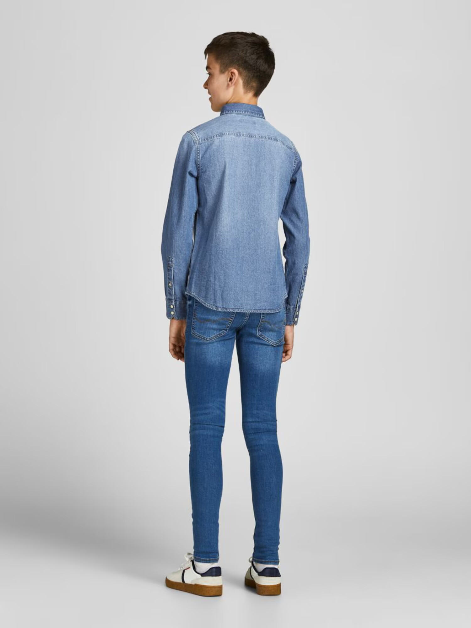 Jack & Jones Junior Cămașă albastru denim - Pled.ro