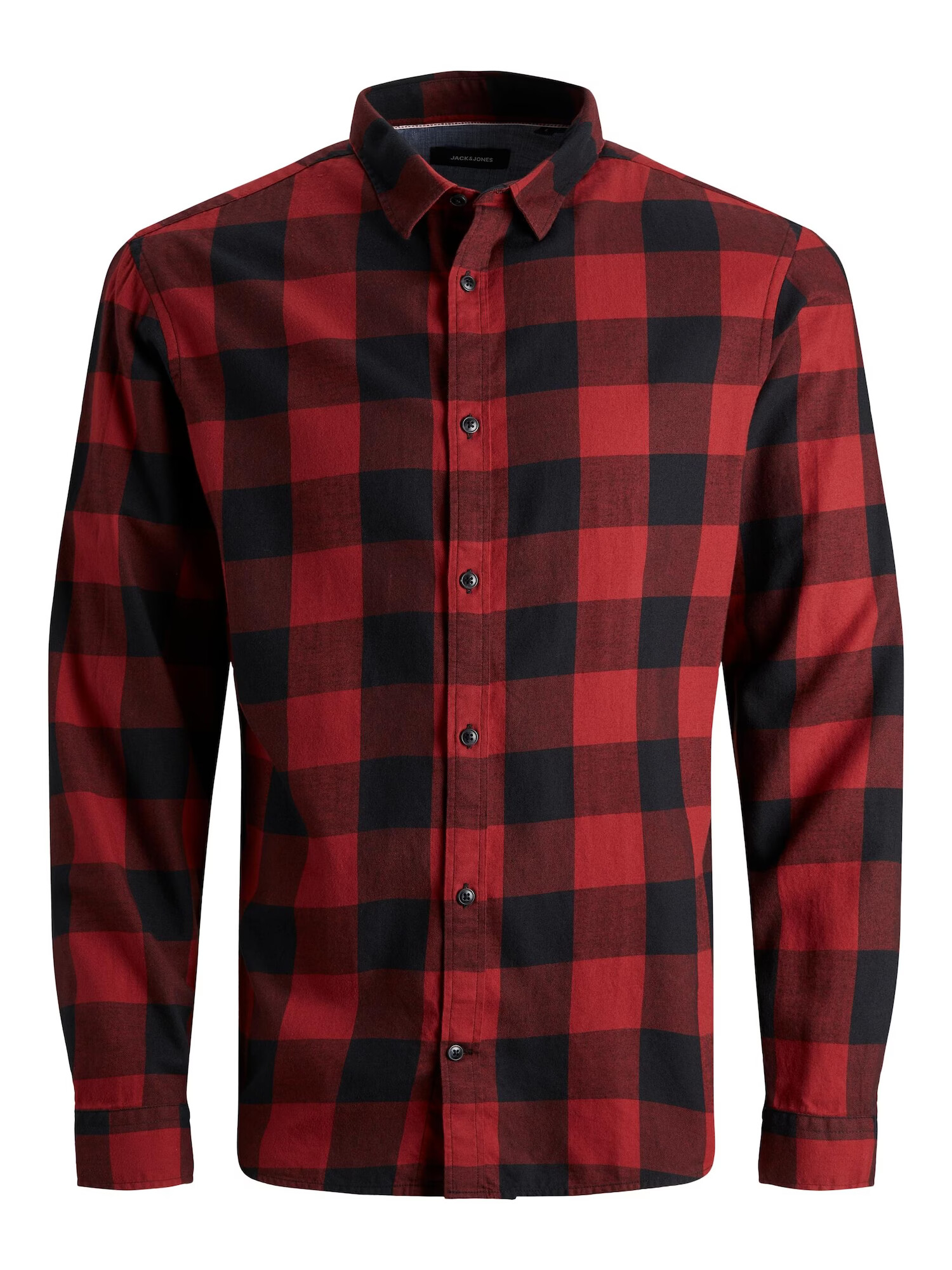 Jack & Jones Junior Cămașă 'Gingham' roșu / negru - Pled.ro