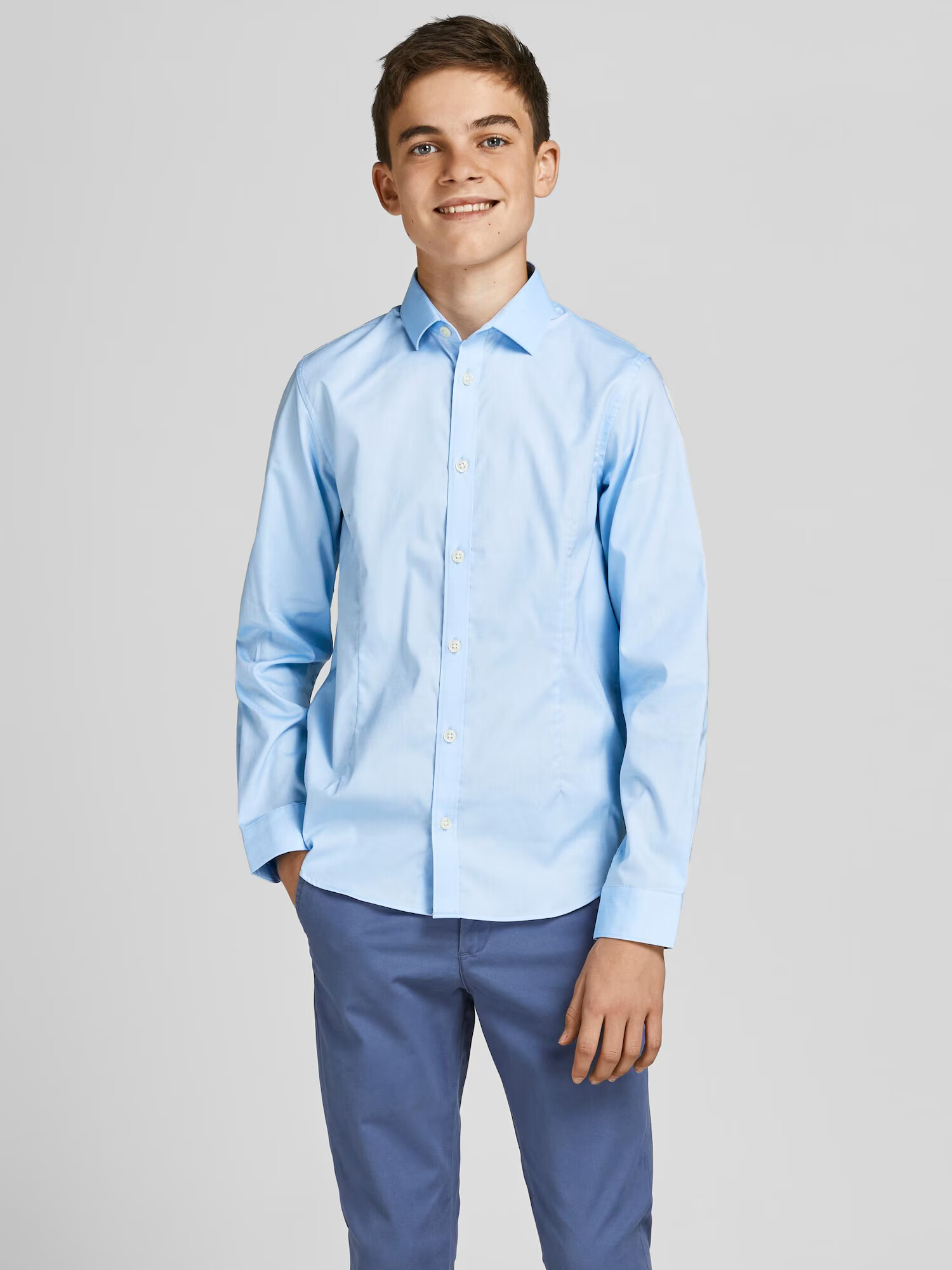 Jack & Jones Junior Cămașă 'Parma' albastru deschis - Pled.ro