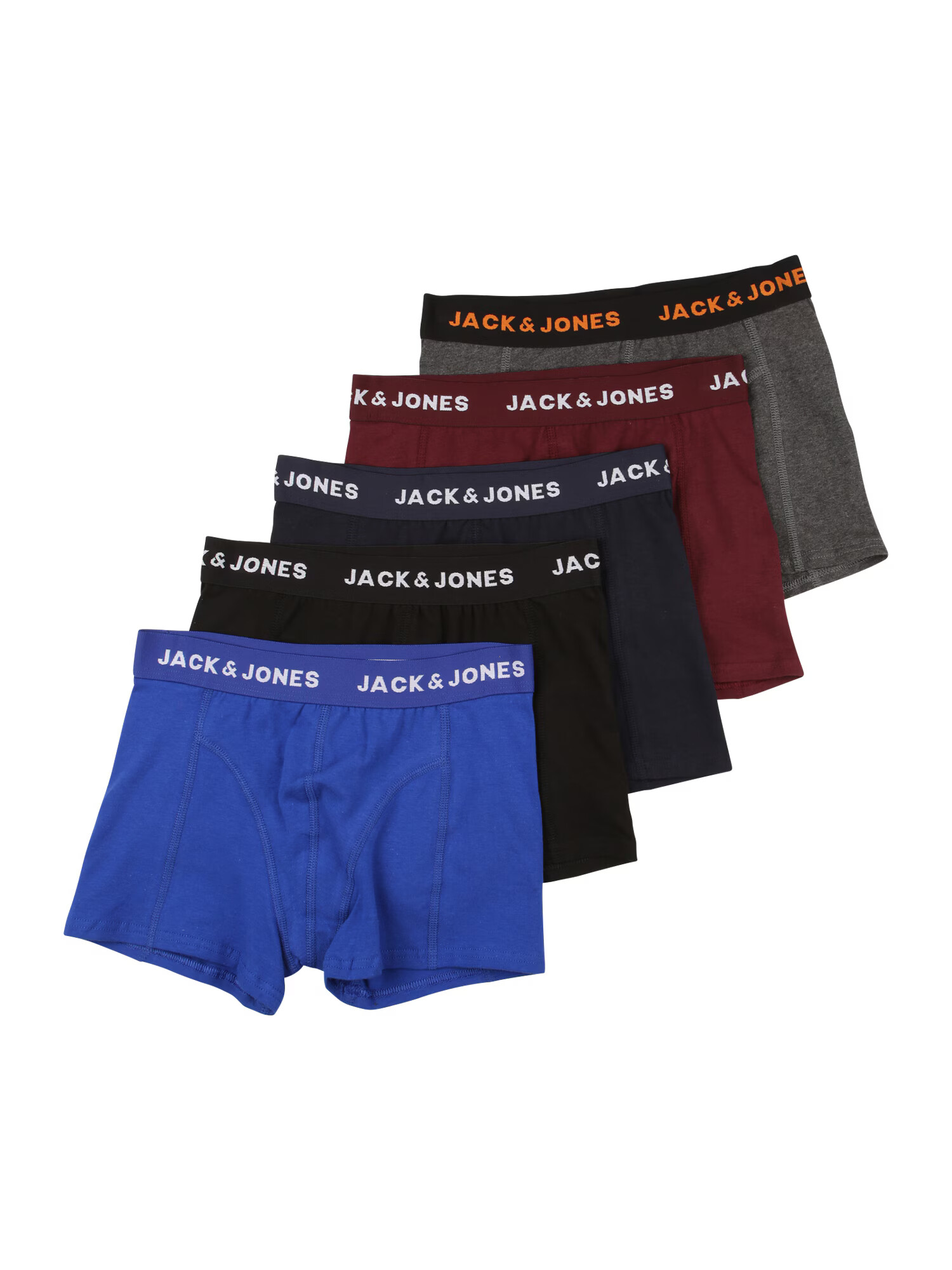 Jack & Jones Junior Chiloţi albastru / bleumarin / gri amestecat / roșu-violet / negru - Pled.ro