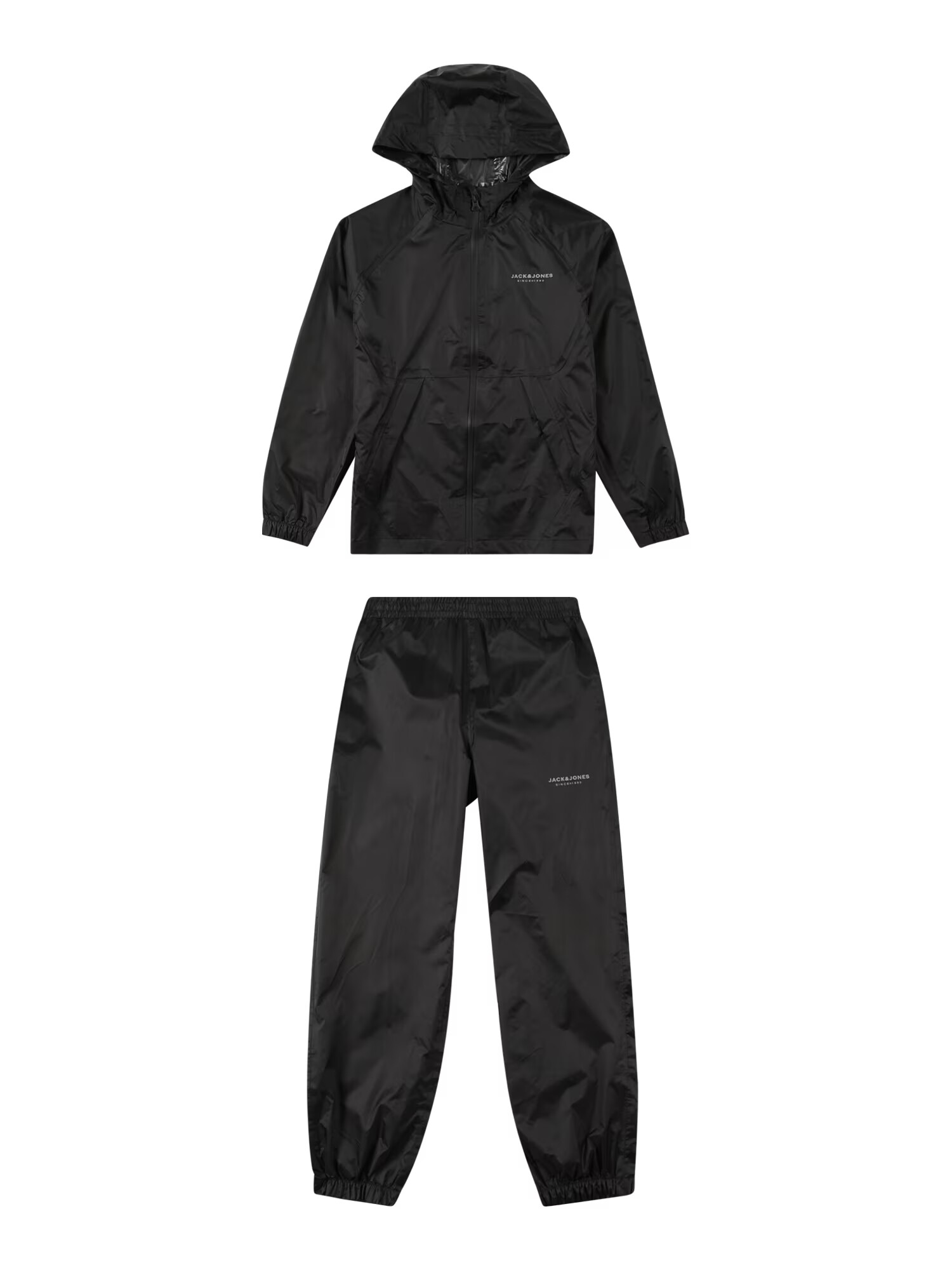 Jack & Jones Junior Salopetă negru / alb - Pled.ro