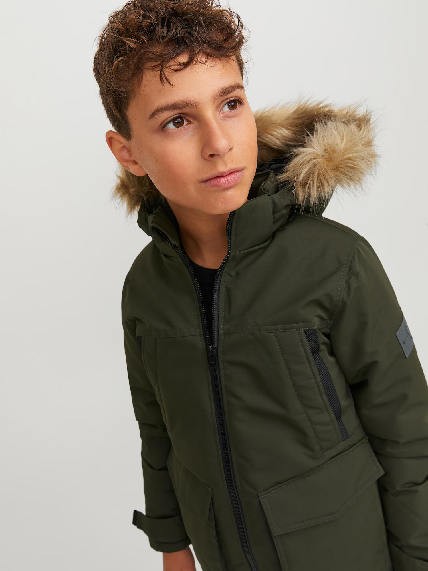 Jack & Jones Junior Geacă de iarnă 'Craft' verde pin - Pled.ro