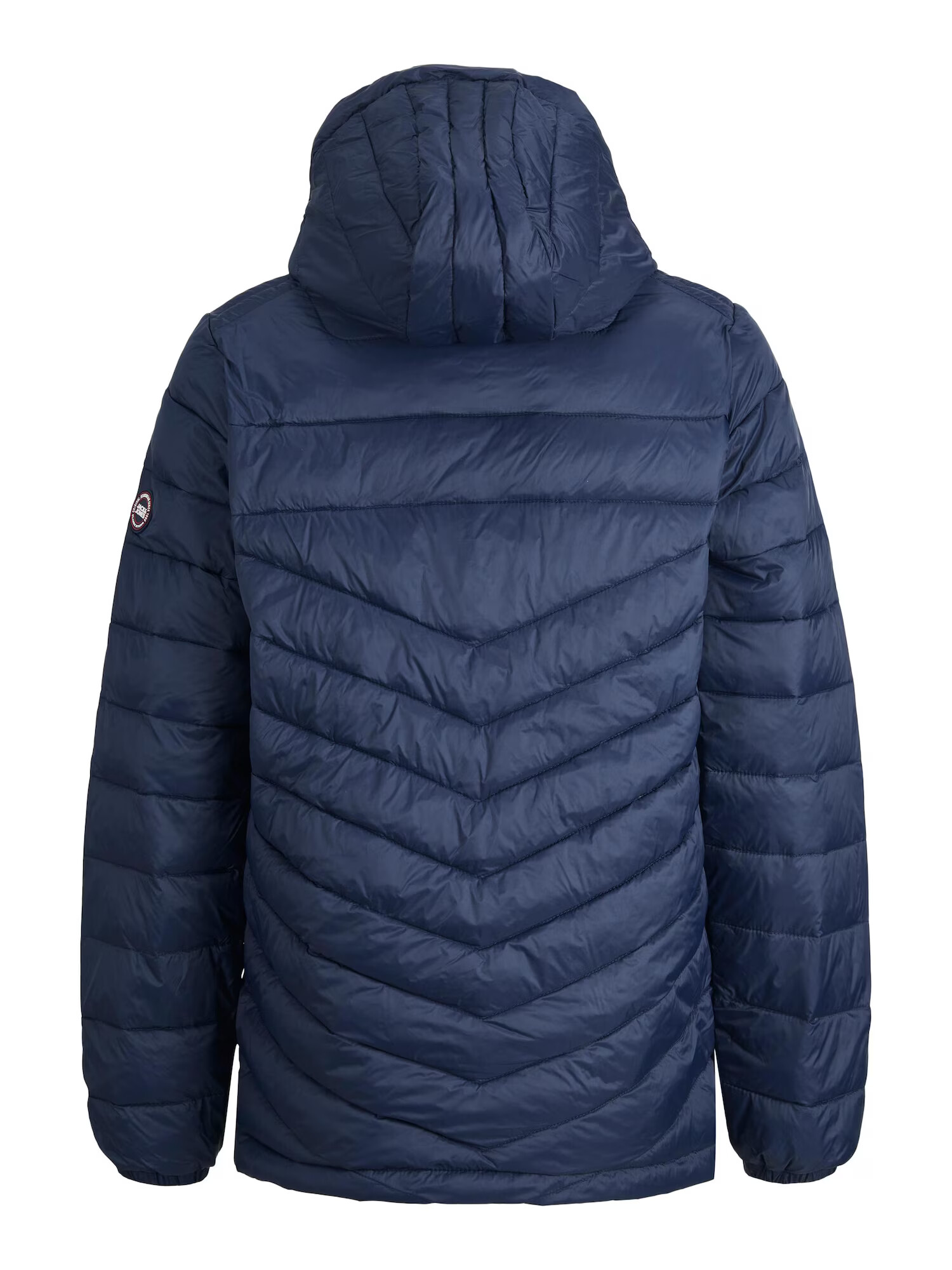 Jack & Jones Junior Geacă de primăvară-toamnă 'Hero' bleumarin / roșu / alb - Pled.ro