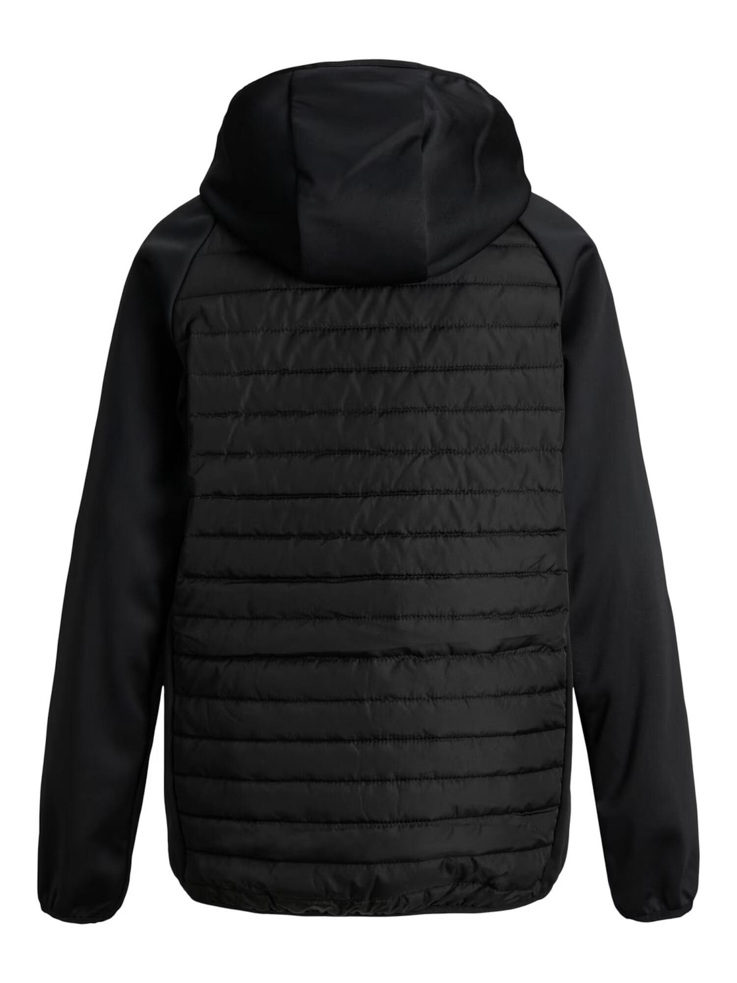 Jack & Jones Junior Geacă de primăvară-toamnă negru / alb - Pled.ro