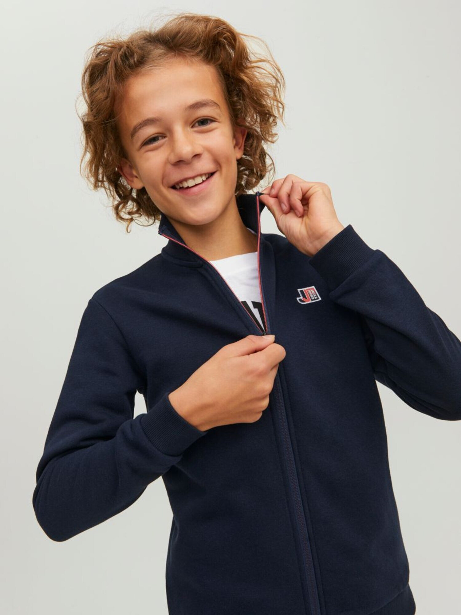 Jack & Jones Junior Hanorac albastru / albastru noapte - Pled.ro