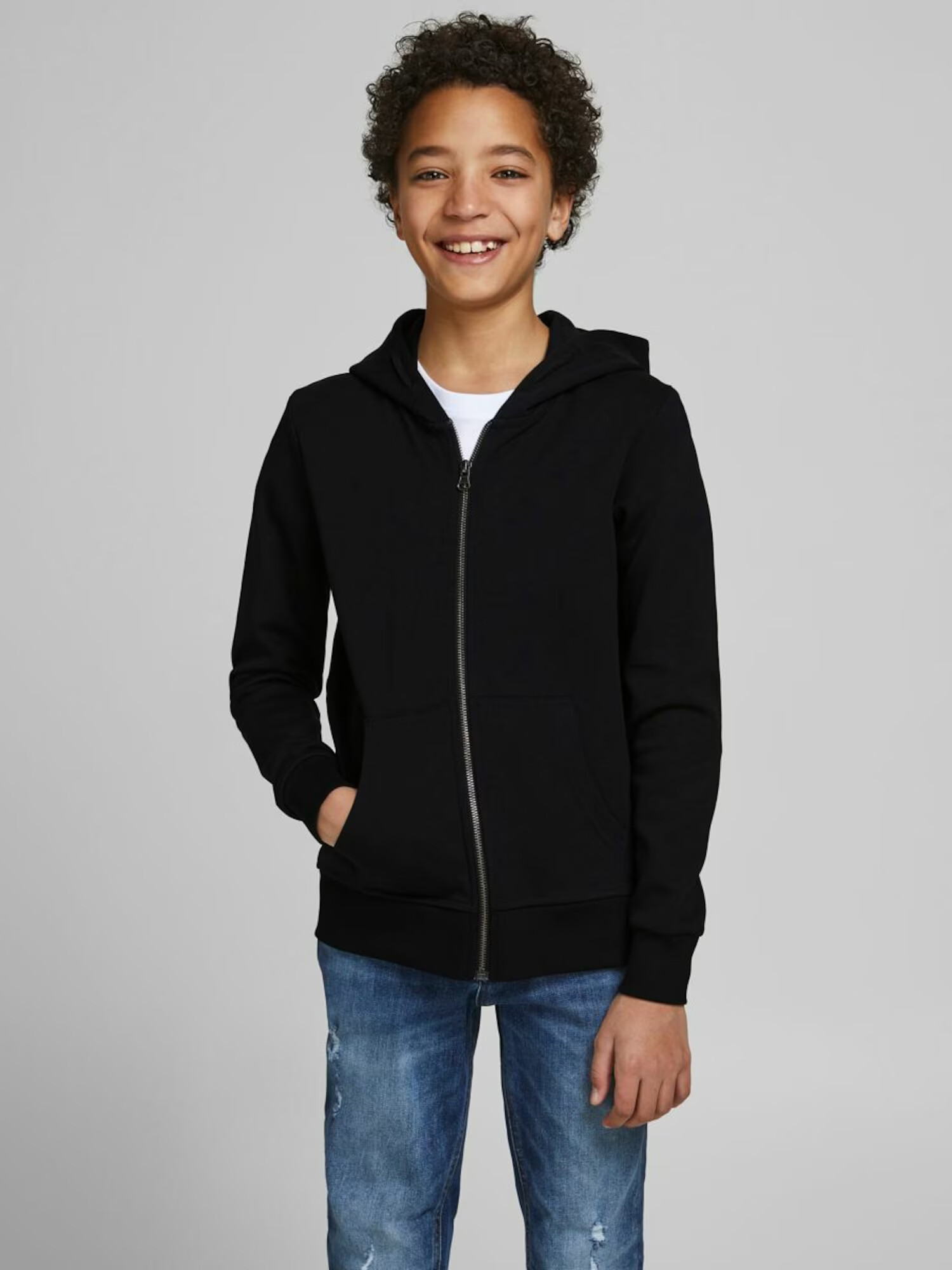 Jack & Jones Junior Hanorac negru - Pled.ro