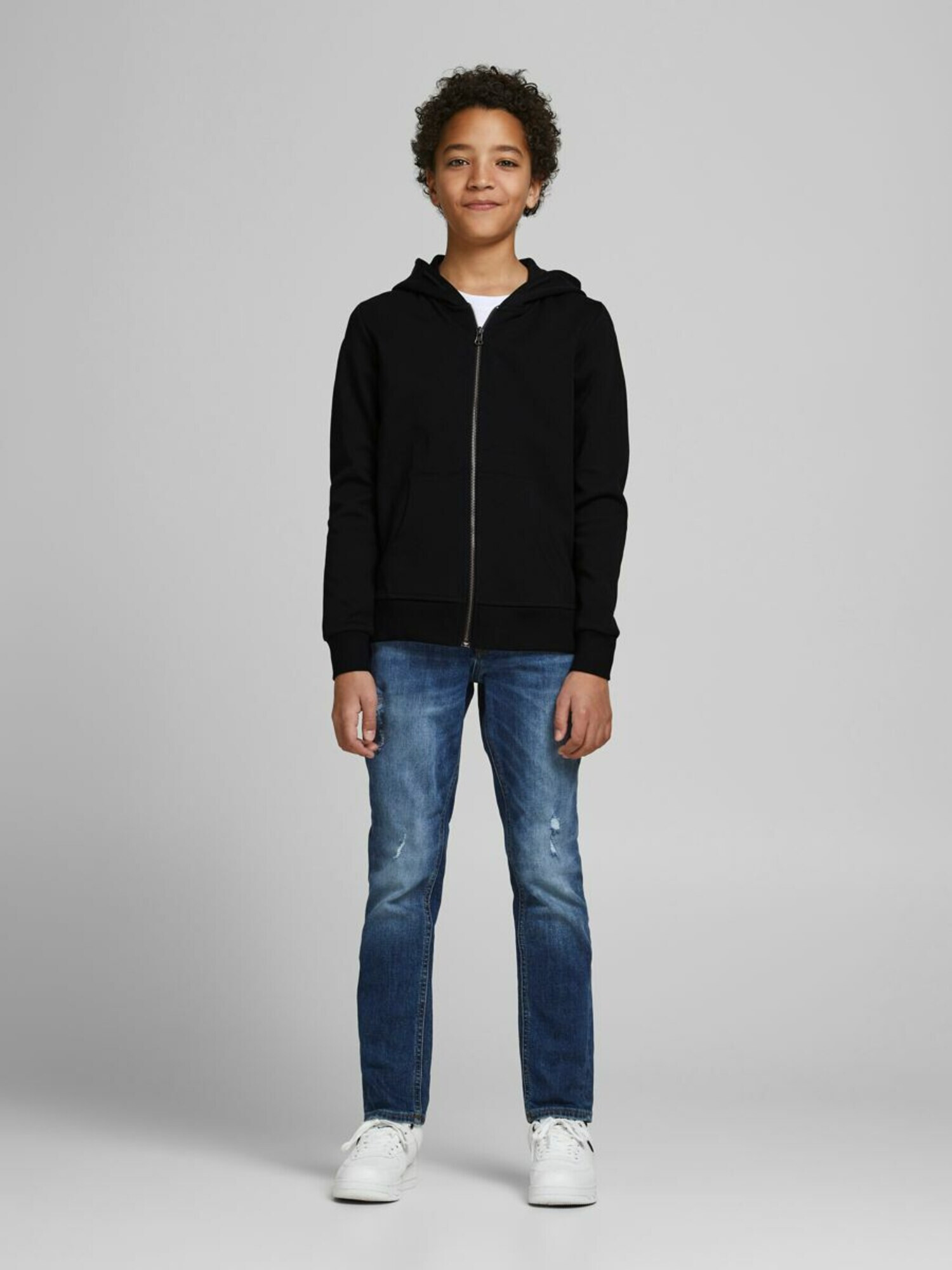 Jack & Jones Junior Hanorac negru - Pled.ro