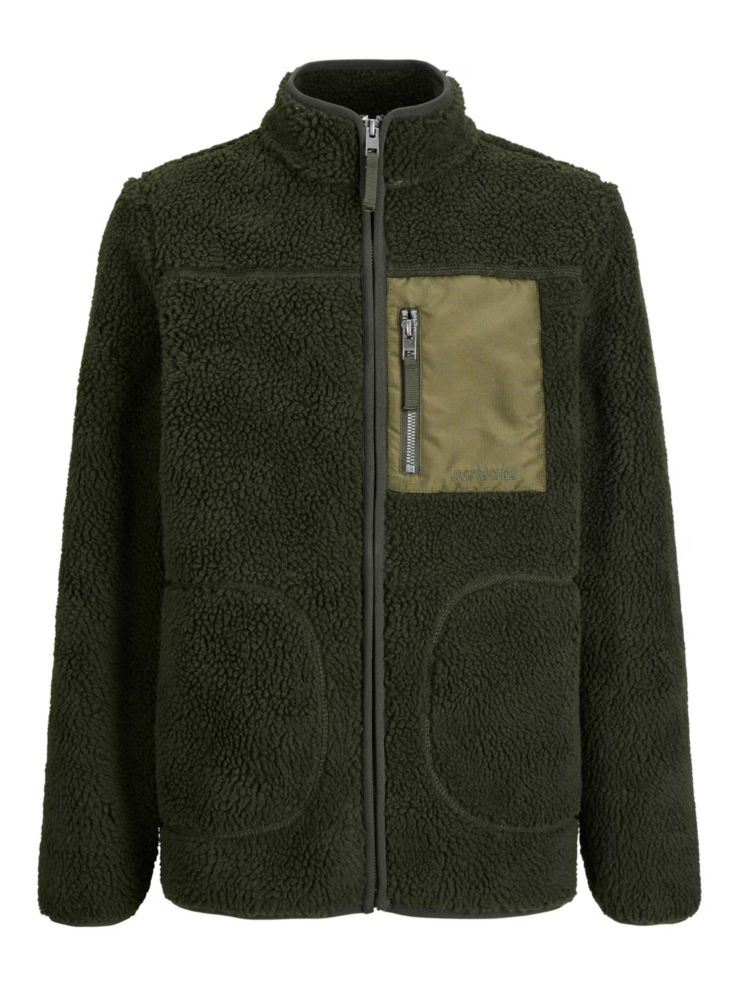 Jack & Jones Junior Jachetă fleece 'Park' oliv / verde închis - Pled.ro