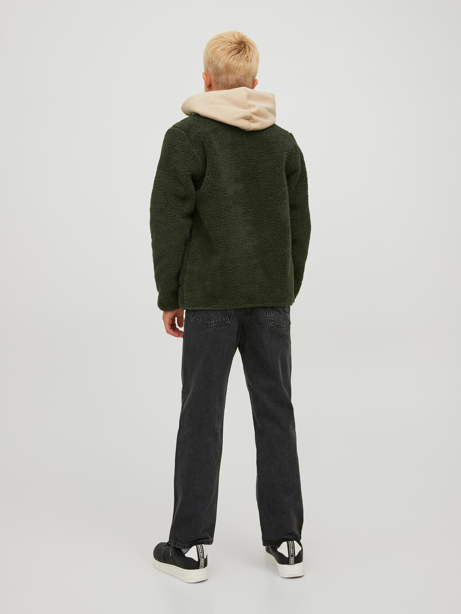 Jack & Jones Junior Jachetă fleece 'Park' oliv / verde închis - Pled.ro