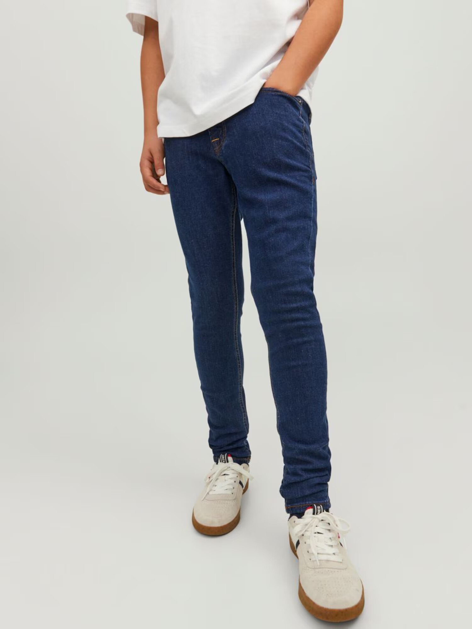 Jack & Jones Junior Jeans albastru închis - Pled.ro