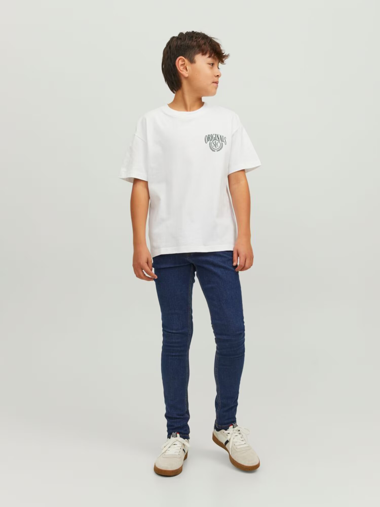 Jack & Jones Junior Jeans albastru închis - Pled.ro