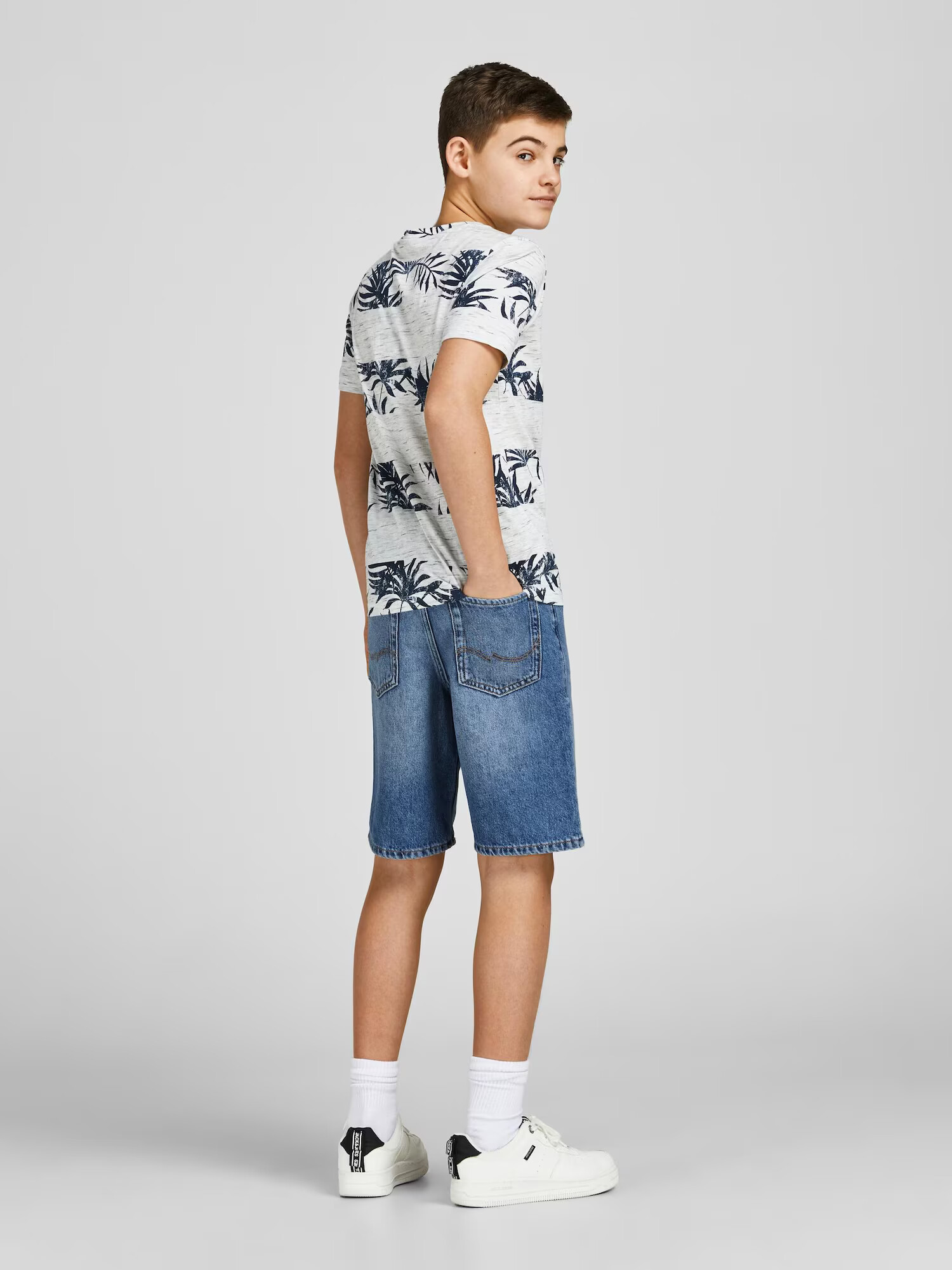 Jack & Jones Junior Jeans 'Chris' albastru denim - Pled.ro