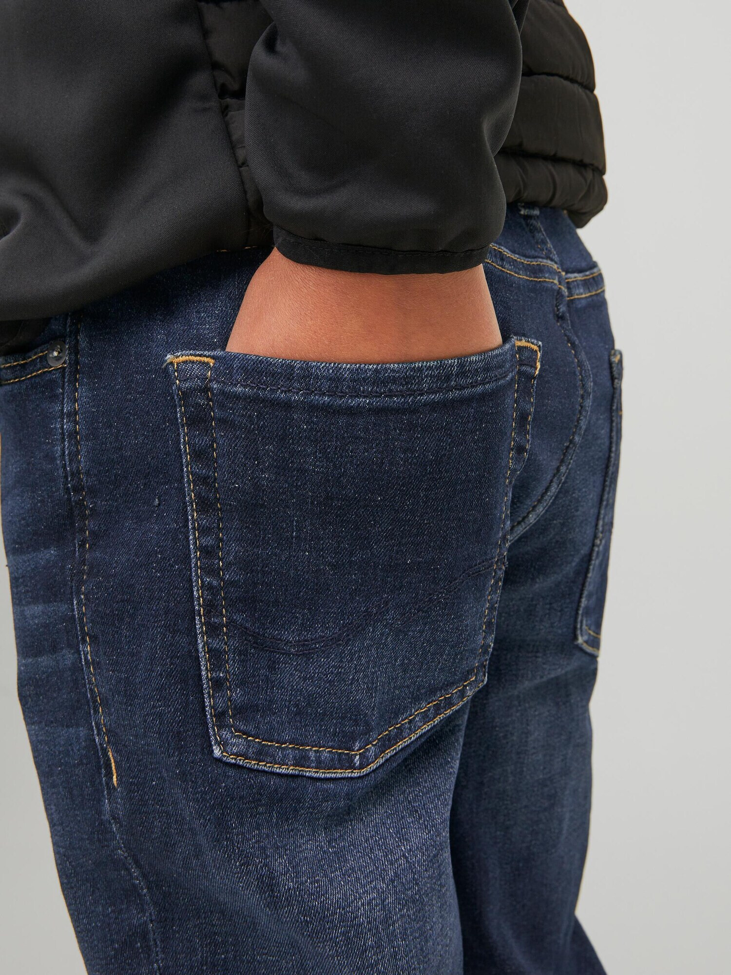 Jack & Jones Junior Jeans 'Clark' albastru închis - Pled.ro