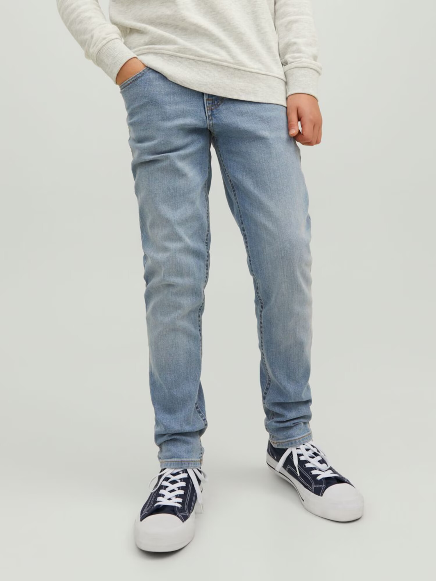 Jack & Jones Junior Jeans 'Glenn' albastru - Pled.ro