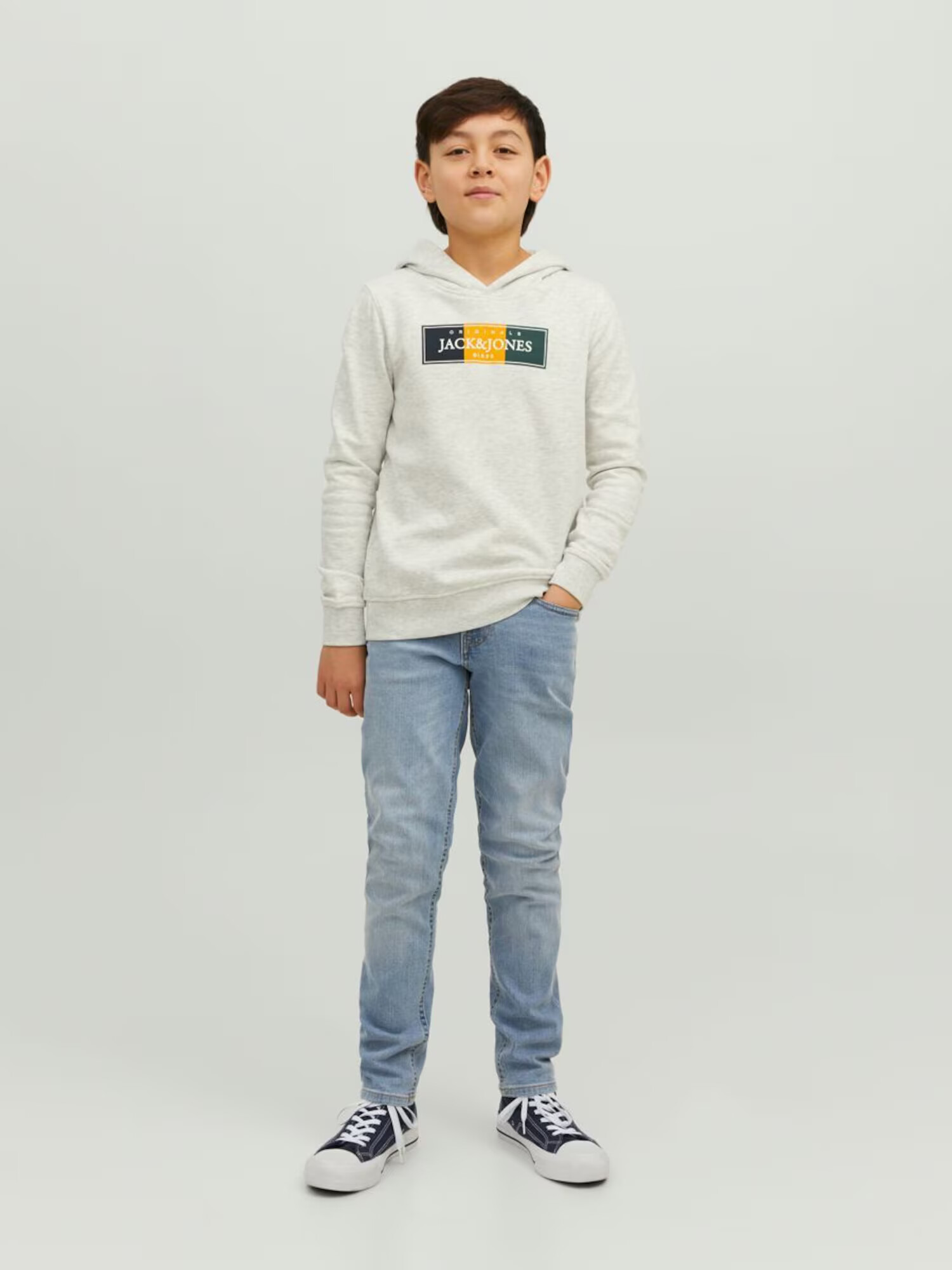 Jack & Jones Junior Jeans 'Glenn' albastru - Pled.ro