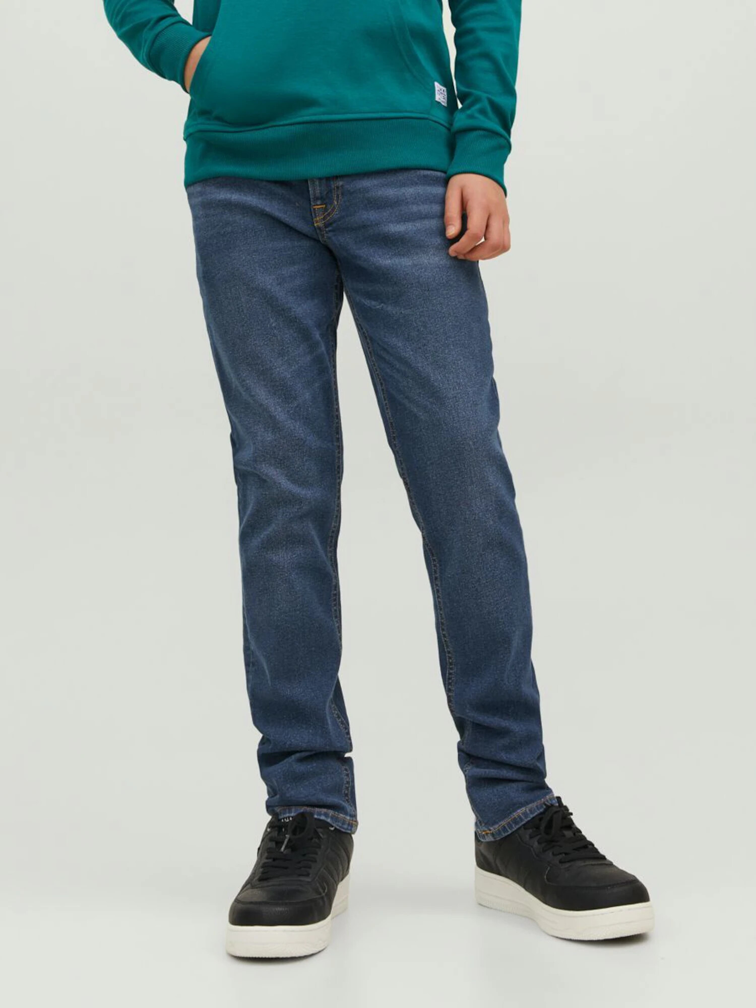 Jack & Jones Junior Jeans 'Glenn' albastru denim - Pled.ro