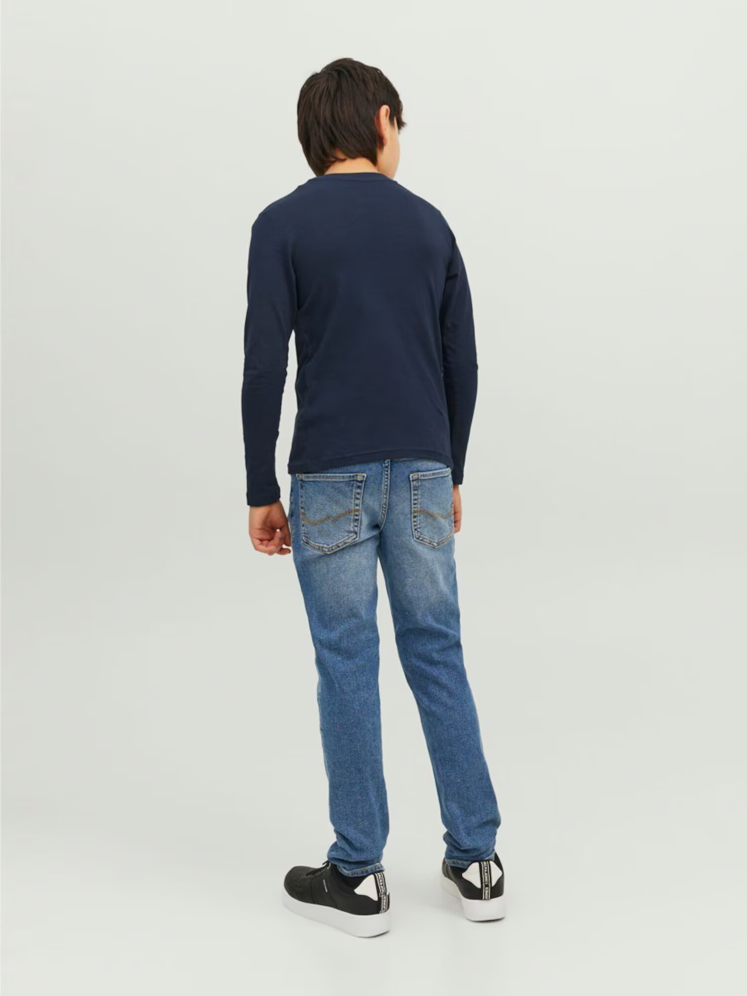 Jack & Jones Junior Jeans 'GLENN' albastru denim - Pled.ro