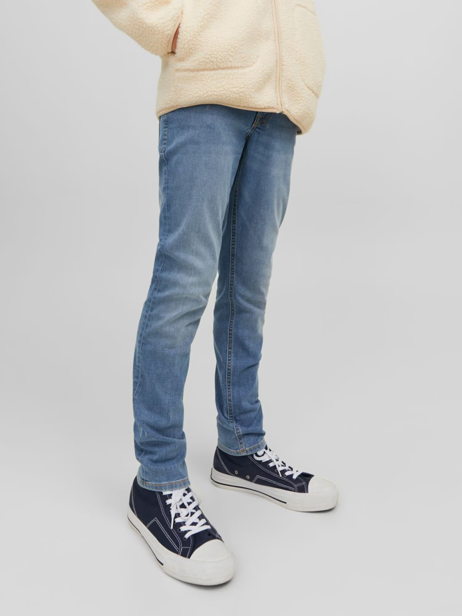 Jack & Jones Junior Jeans 'Glenn' albastru denim - Pled.ro