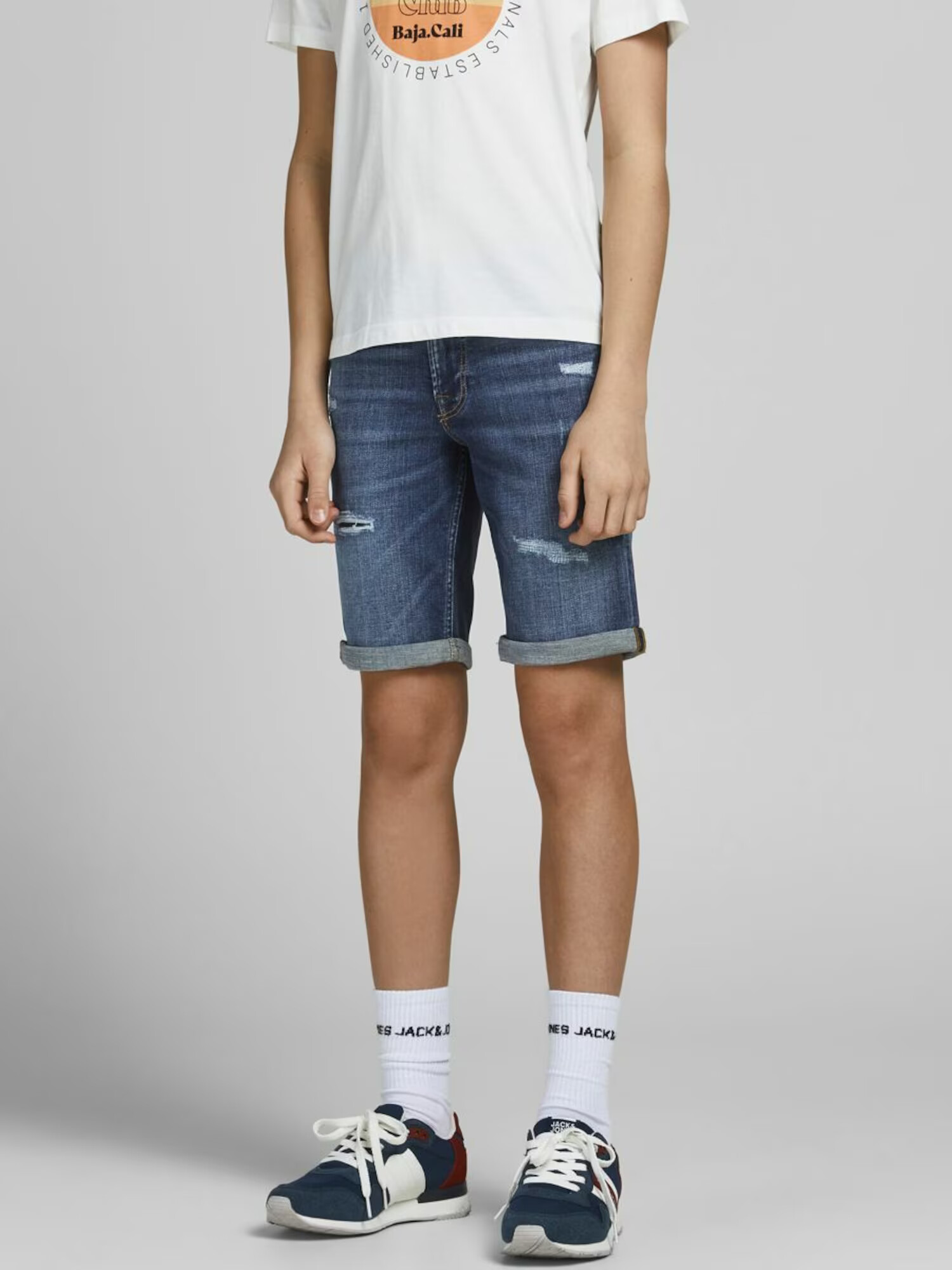 Jack & Jones Junior Jeans 'Rick' albastru denim - Pled.ro