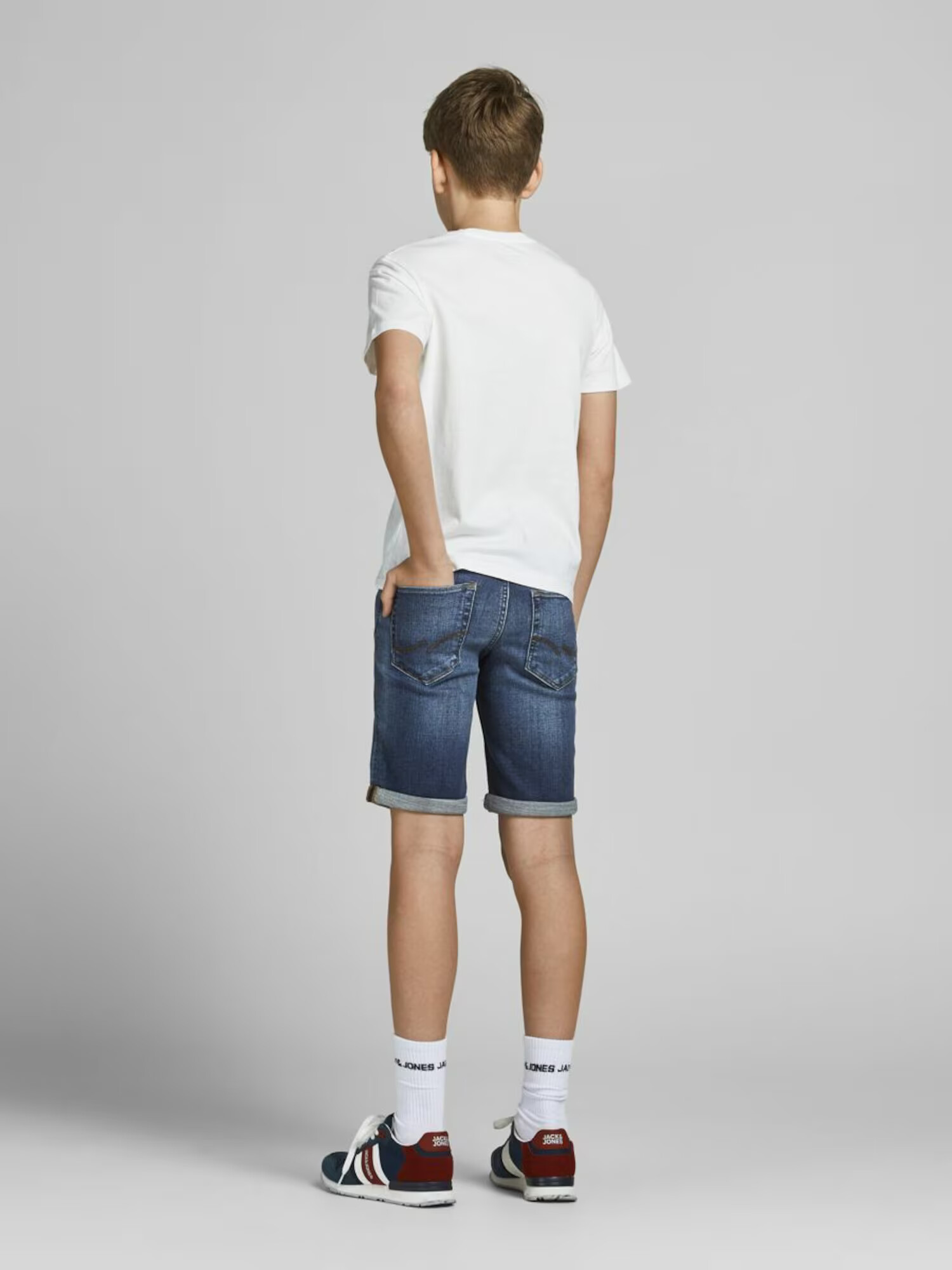 Jack & Jones Junior Jeans 'Rick' albastru denim - Pled.ro