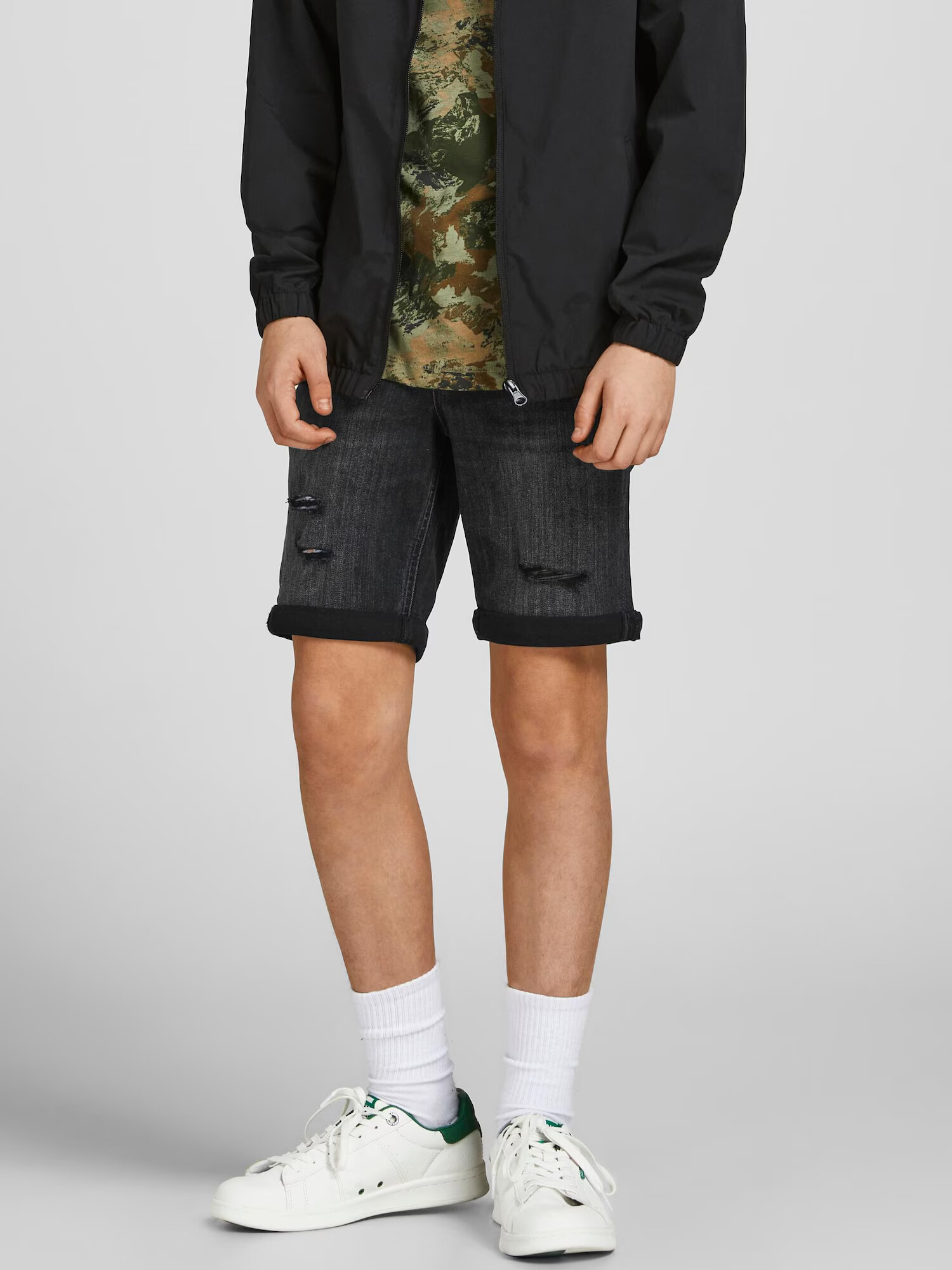 Jack & Jones Junior Jeans 'Rick' negru - Pled.ro