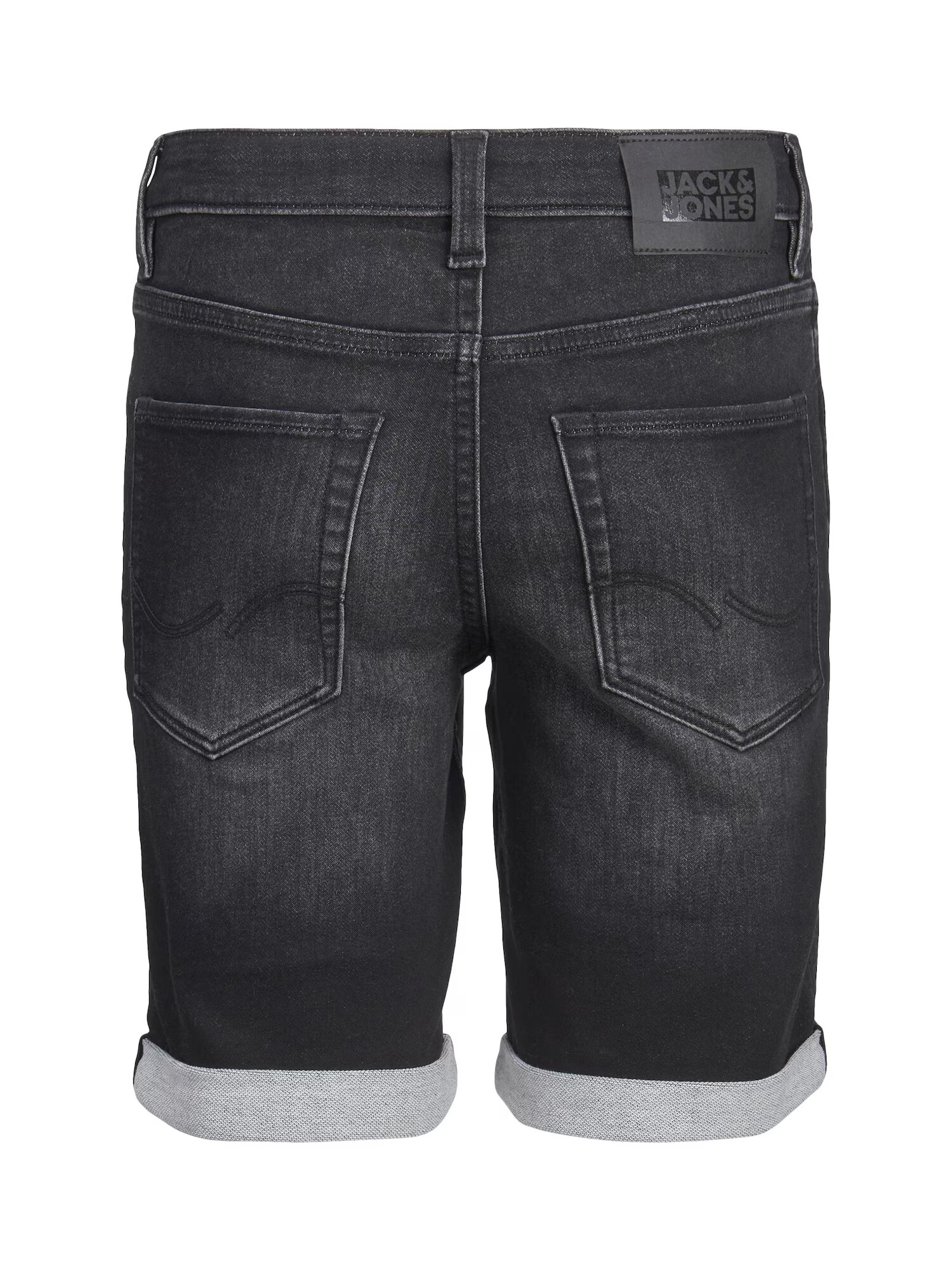 Jack & Jones Junior Jeans 'Rick' negru denim - Pled.ro