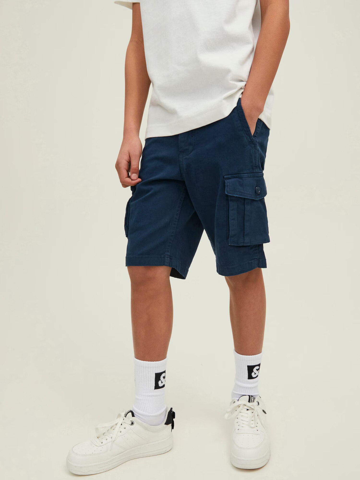 Jack & Jones Junior Pantaloni bleumarin - Pled.ro