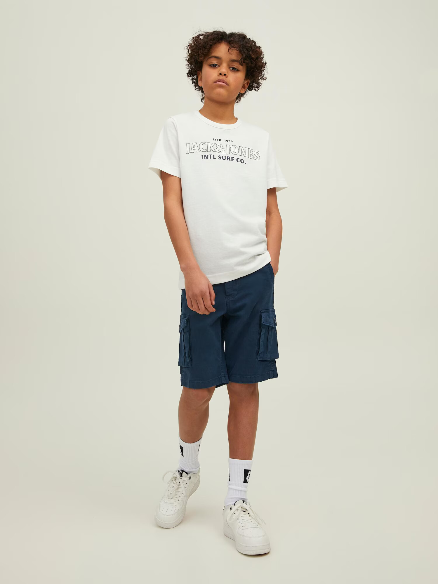 Jack & Jones Junior Pantaloni bleumarin - Pled.ro