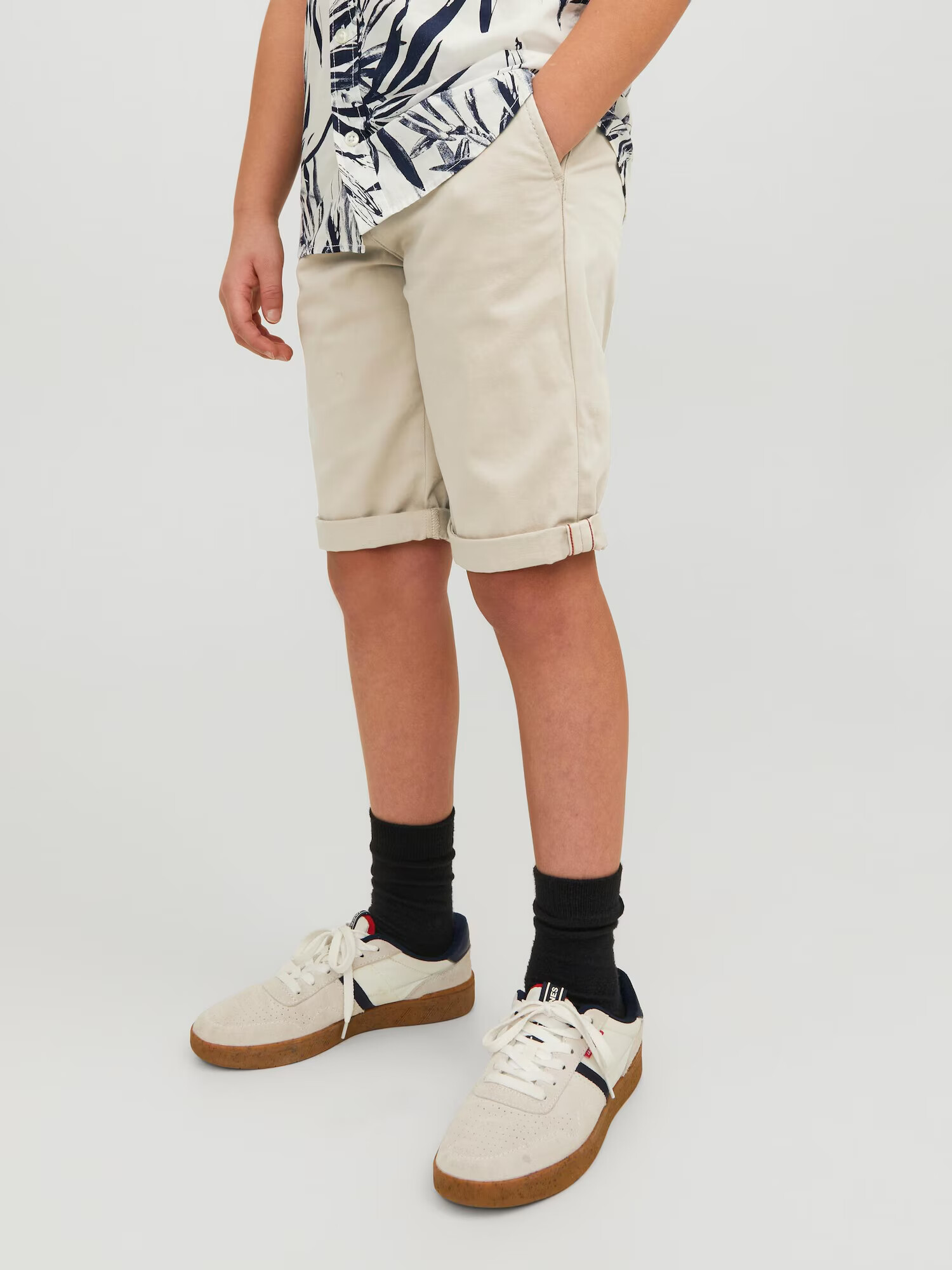 Jack & Jones Junior Pantaloni 'Bowie' bej deschis - Pled.ro