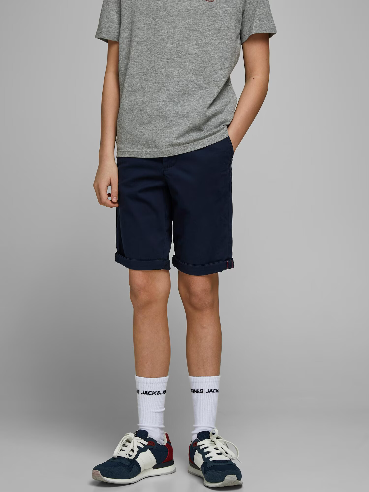 Jack & Jones Junior Pantaloni 'Bowie' bleumarin - Pled.ro