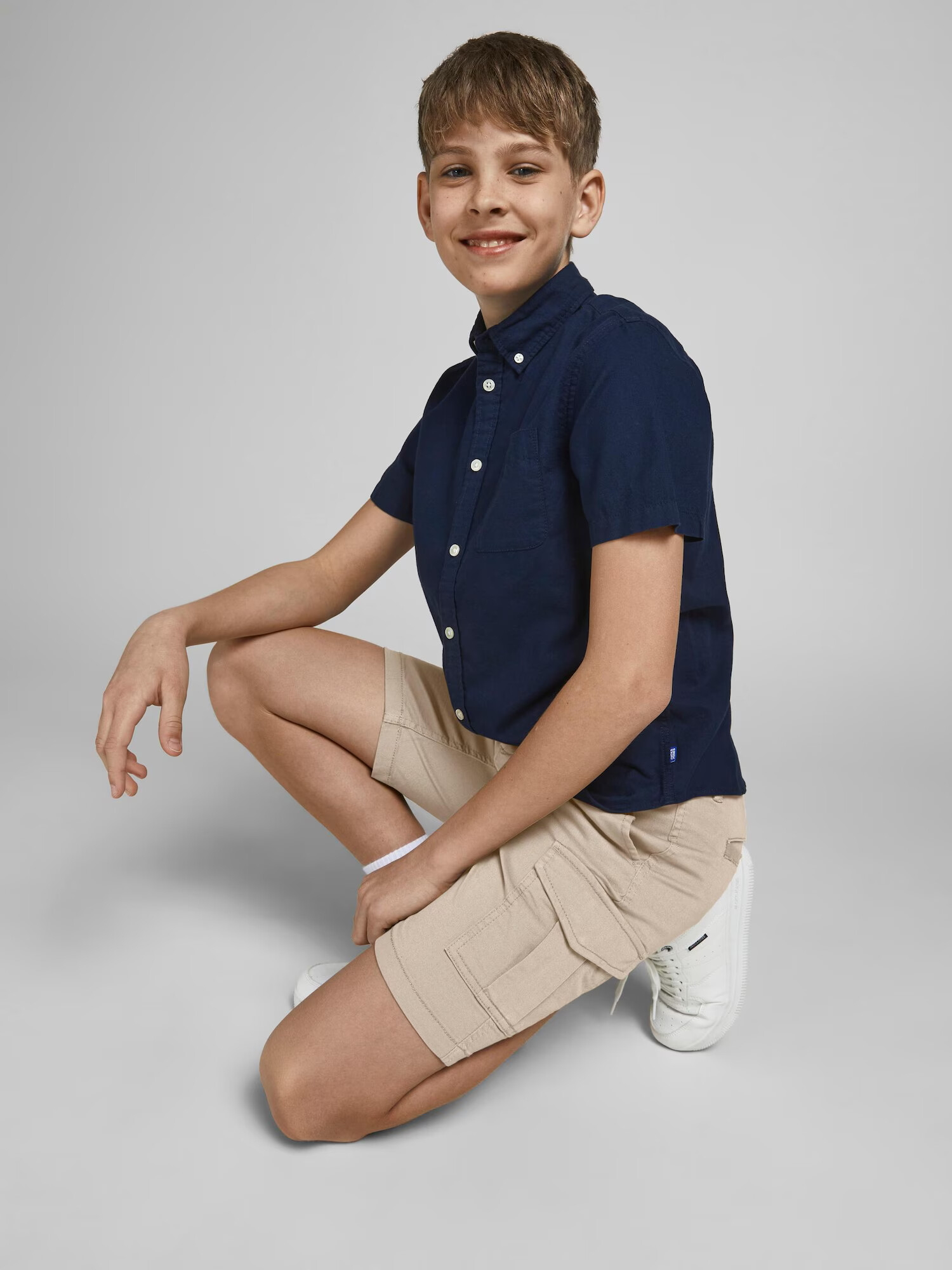 Jack & Jones Junior Pantaloni 'Joe' bej deschis - Pled.ro